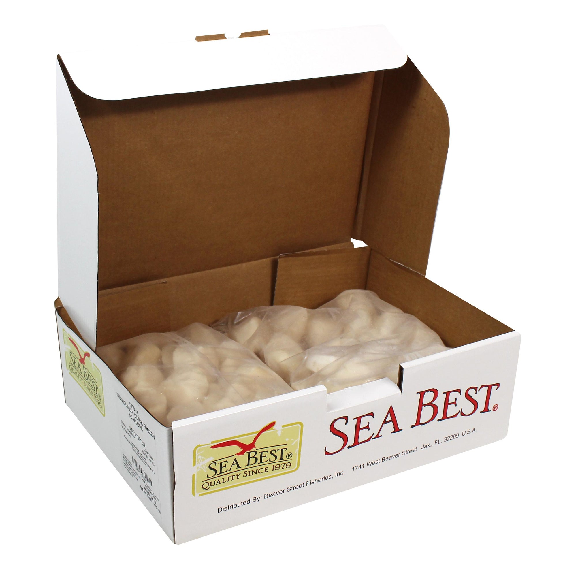 Dry Scallops U/10ct IQF