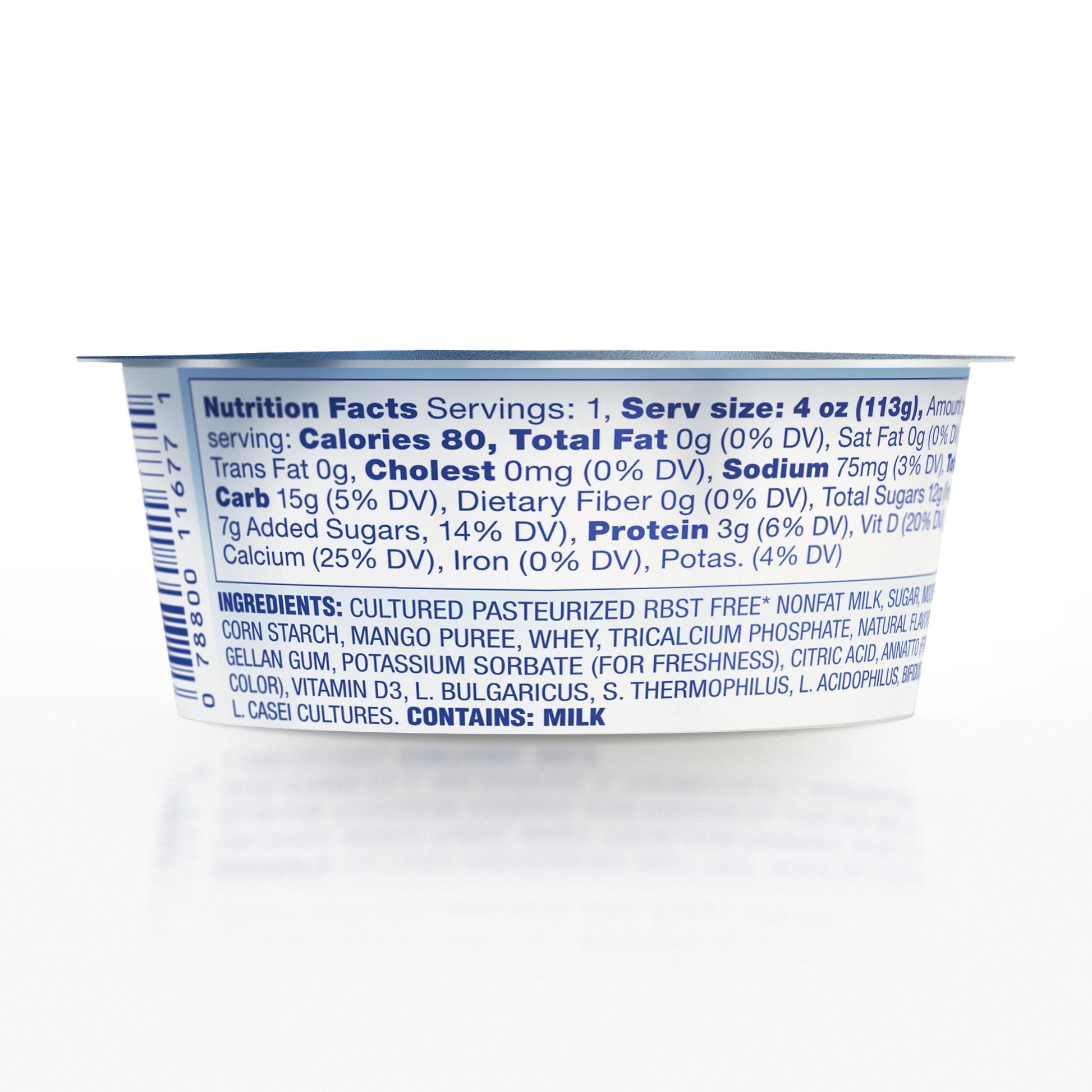 Nonfat Mango Yogurt