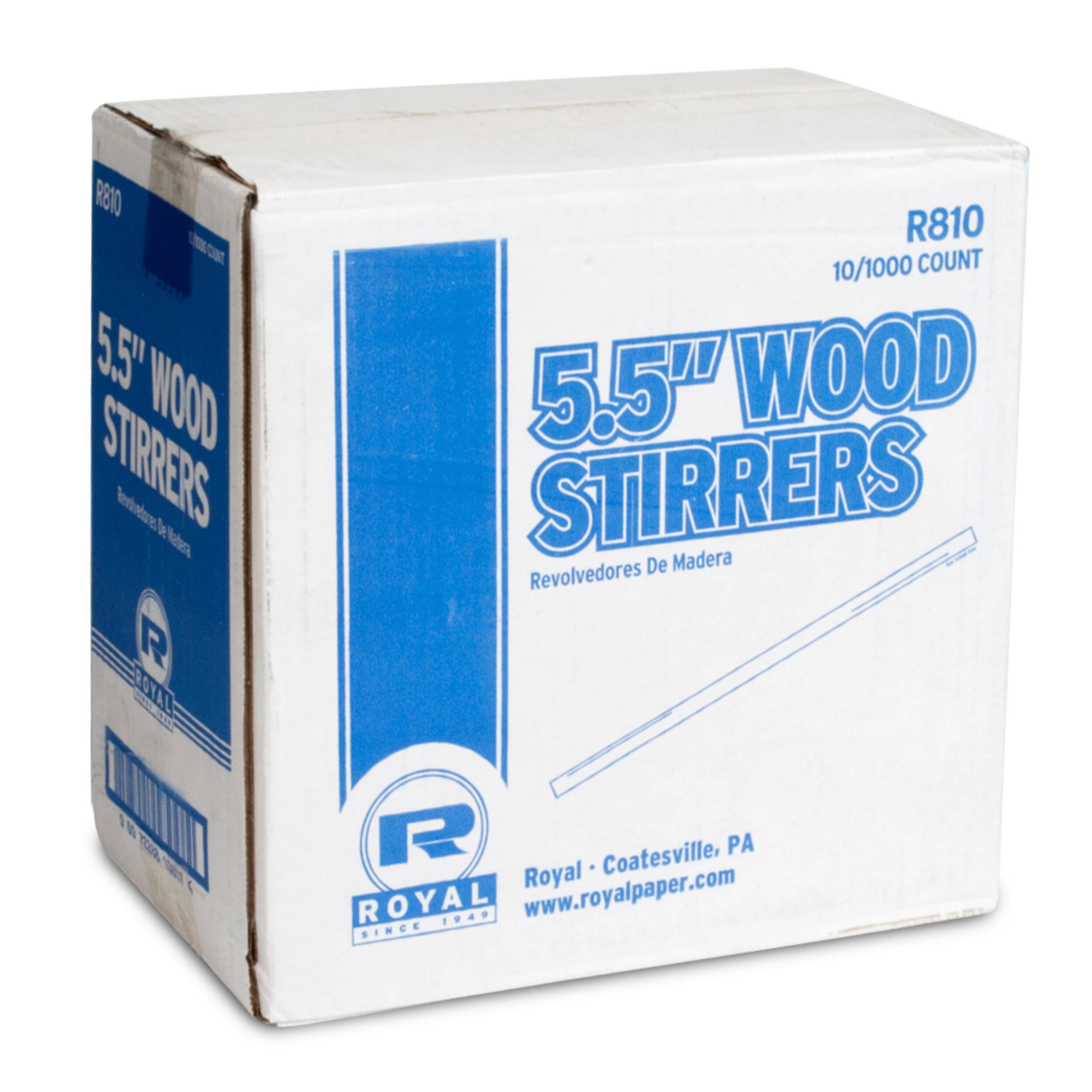 5.5in Wood Coffee Stirrers