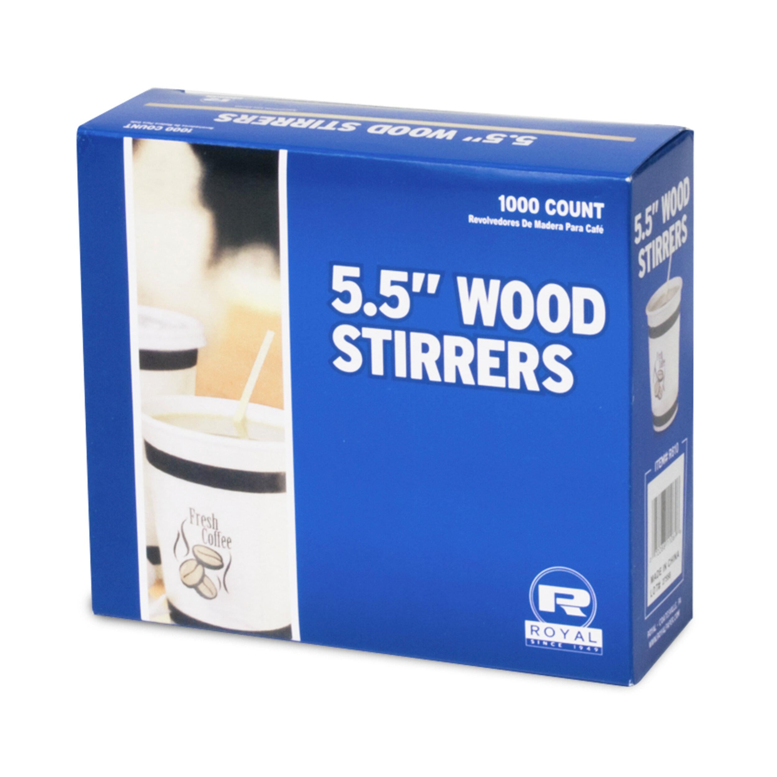 5.5in Wood Coffee Stirrers