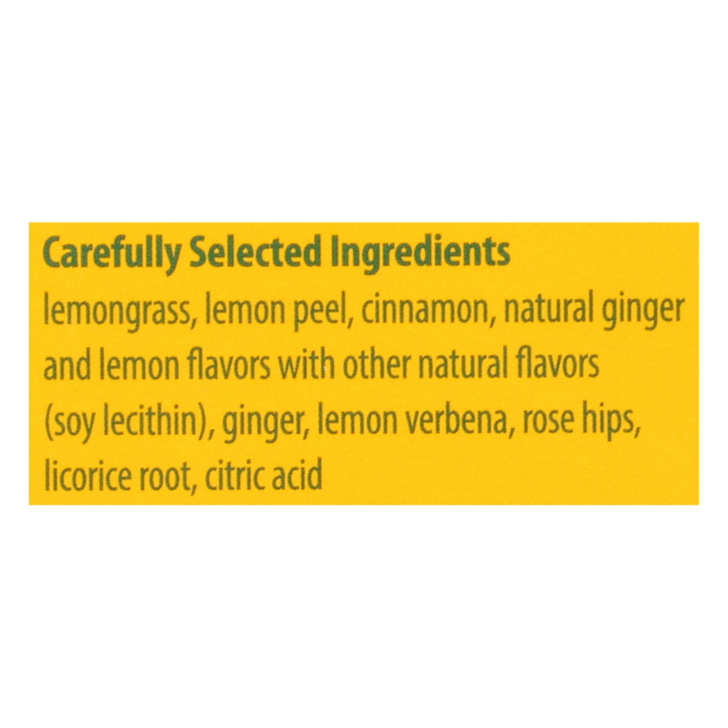 Lemon Ginger Herbal Tea