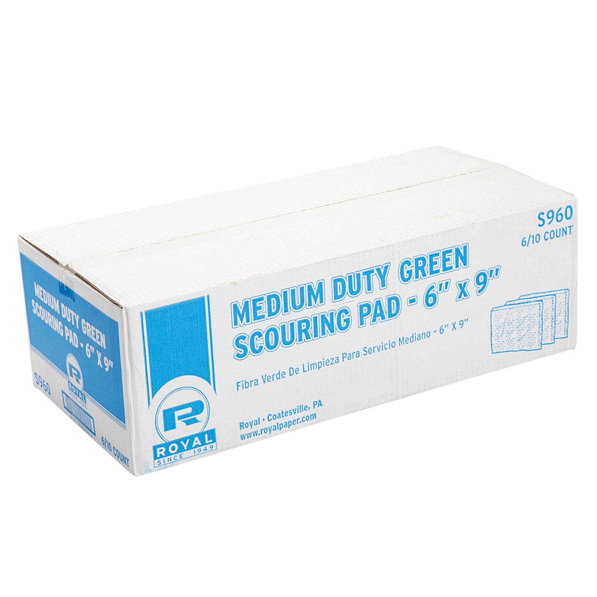Green Scouring Pad 6x9