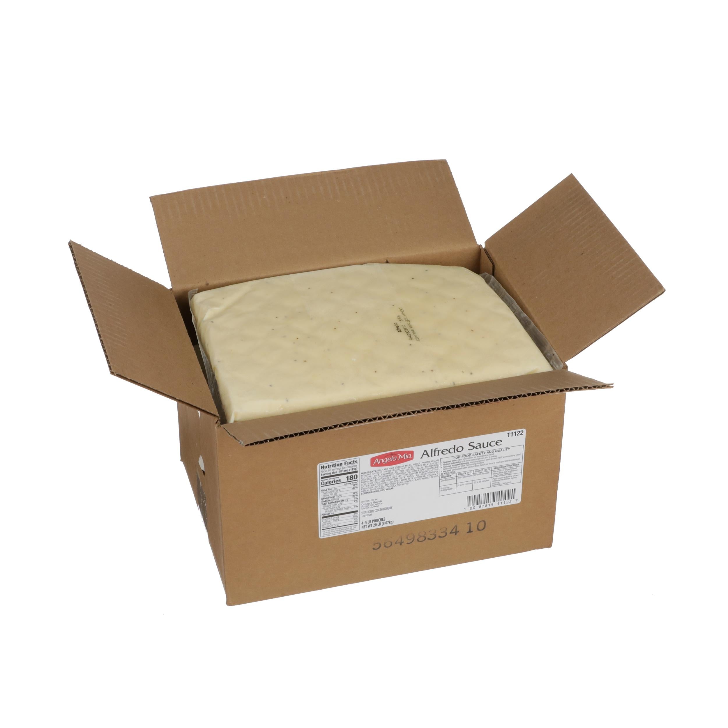 Frozen Alfredo Sauce Pouch