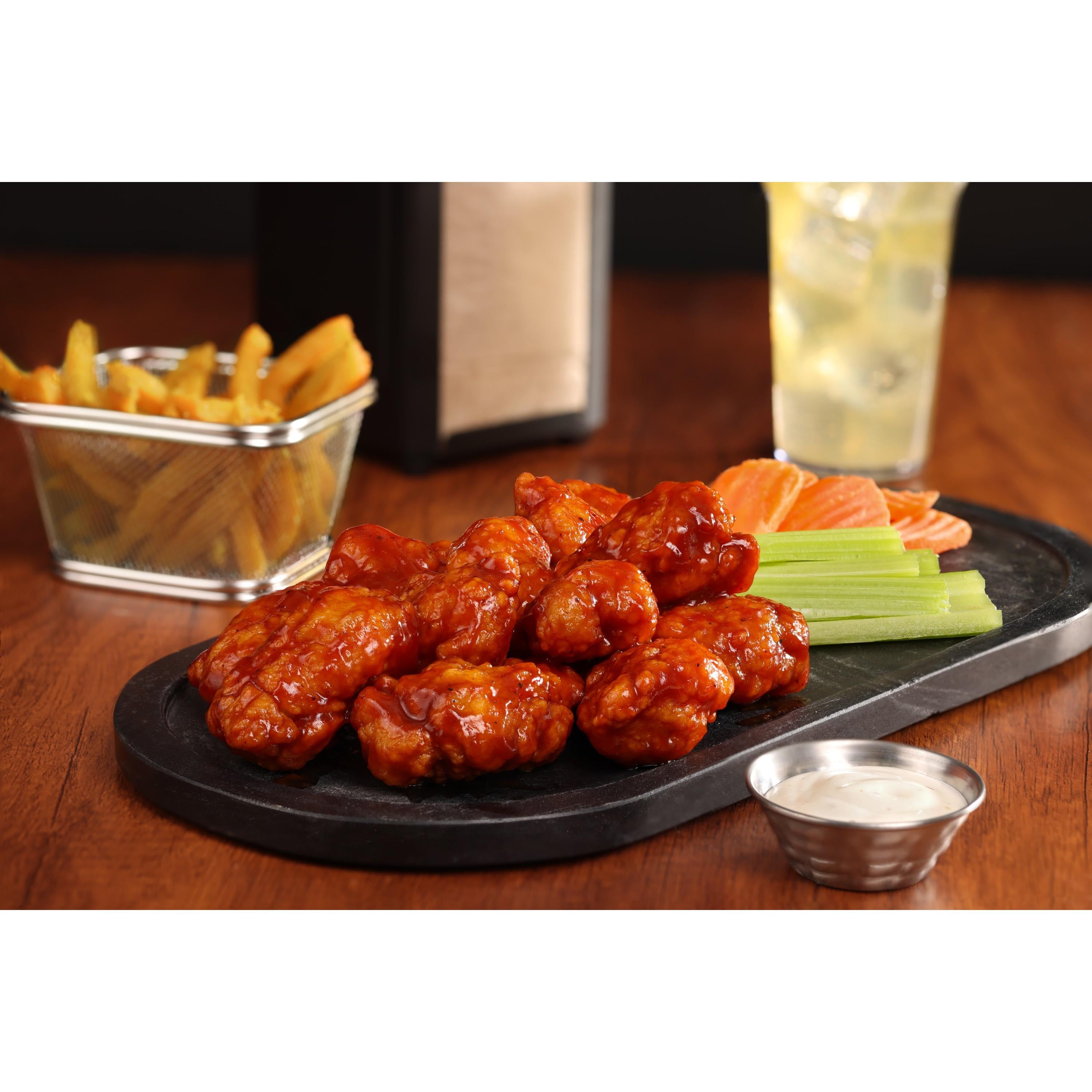 * Breaded Boneless Chicken Wing Ding Cooked