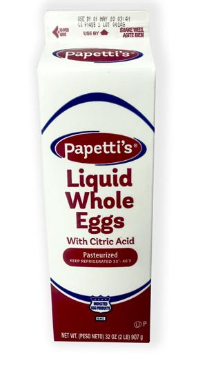 * Table Top Ready Liquid Eggs
