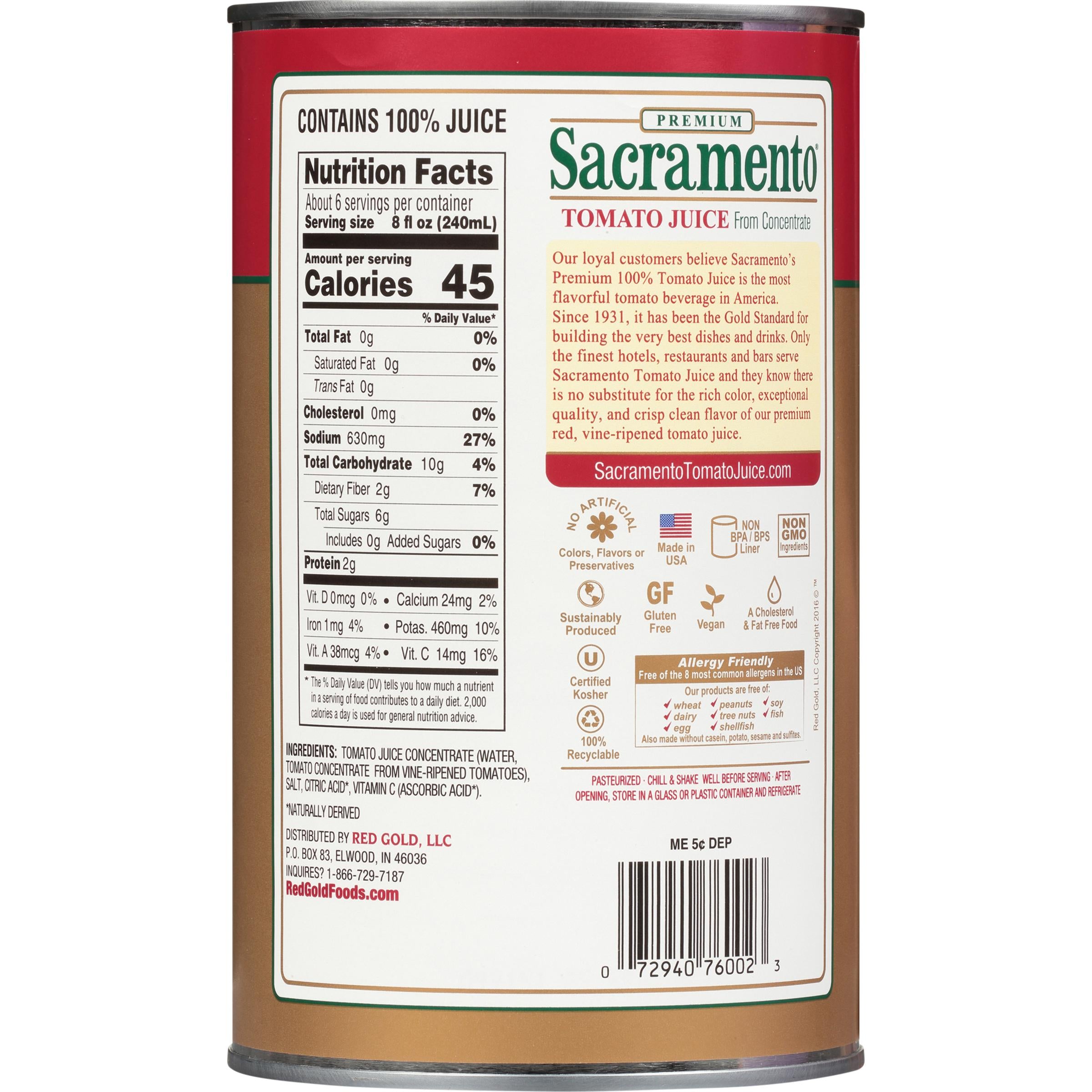 Tomato Juice #5 Can