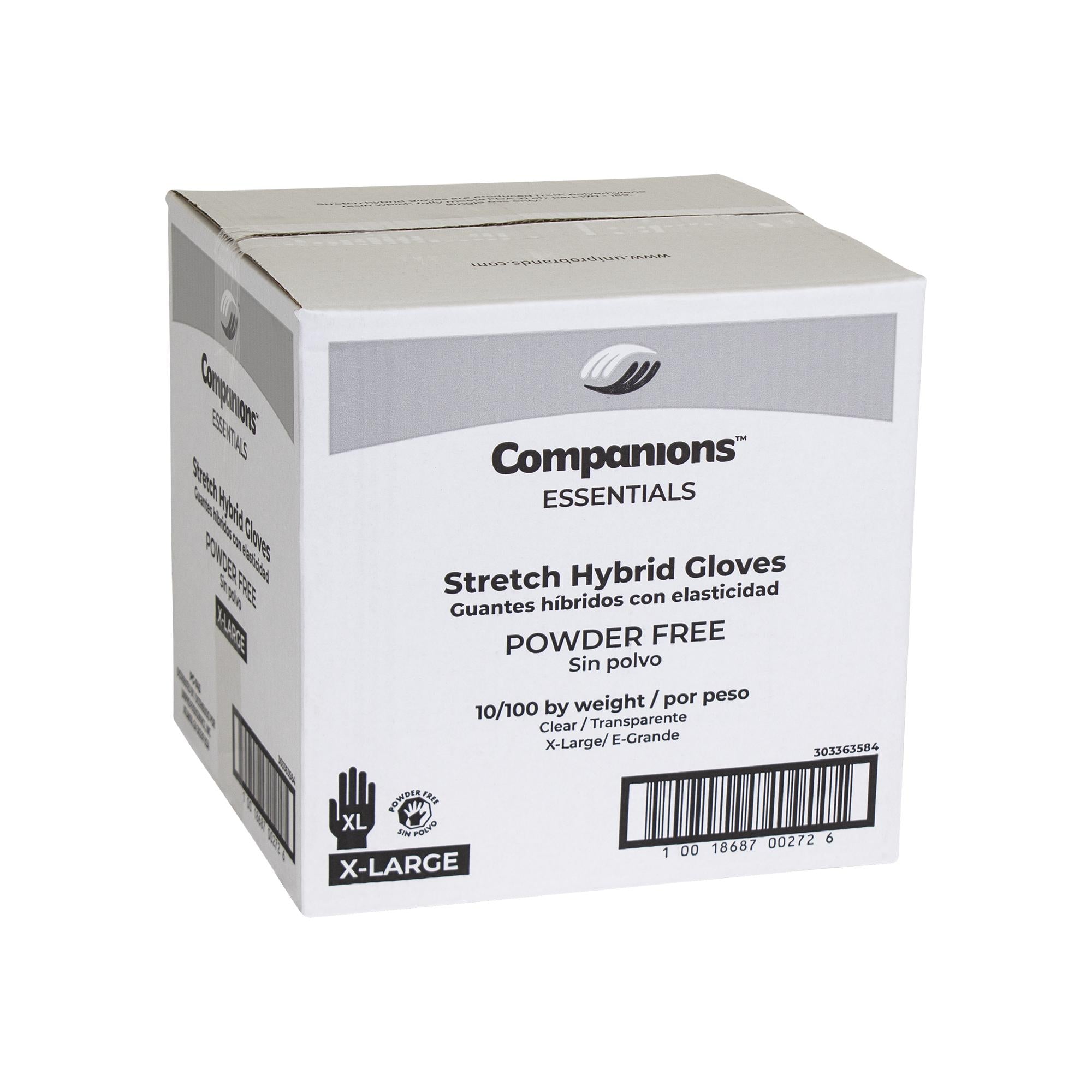 * Gloves Clear Stretch Extra Large