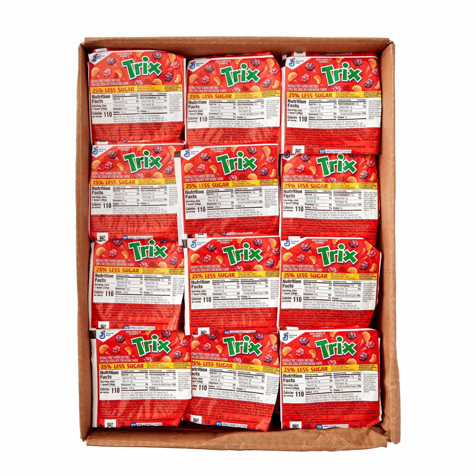 Reduced Sugar Trix Cereal