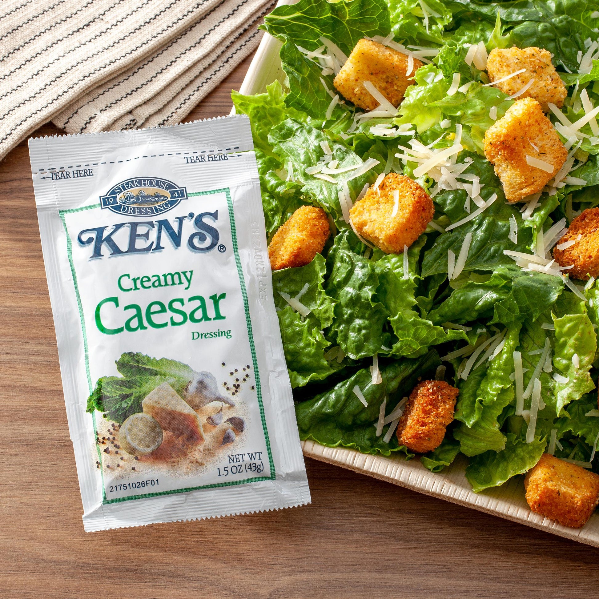 * Creamy Caesar Packets