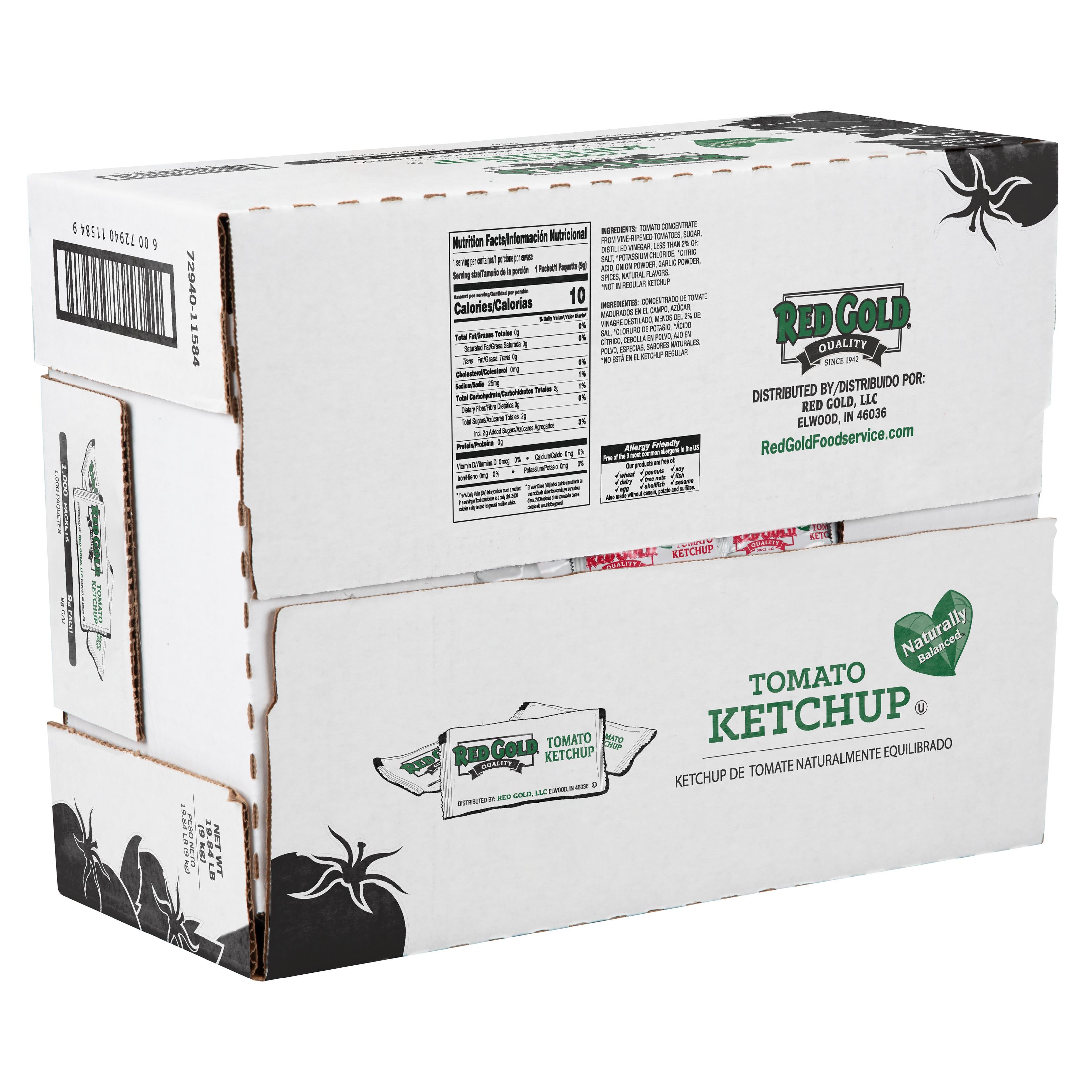 Low Sodium Ketchup Packets