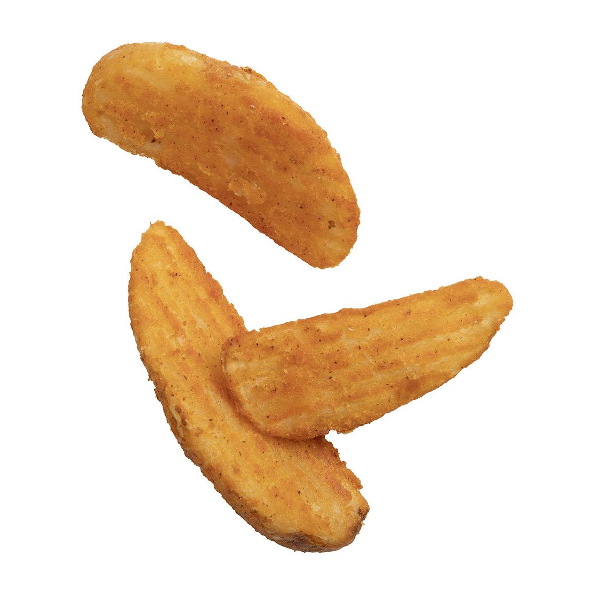 Skin on Savory Battered Wedges