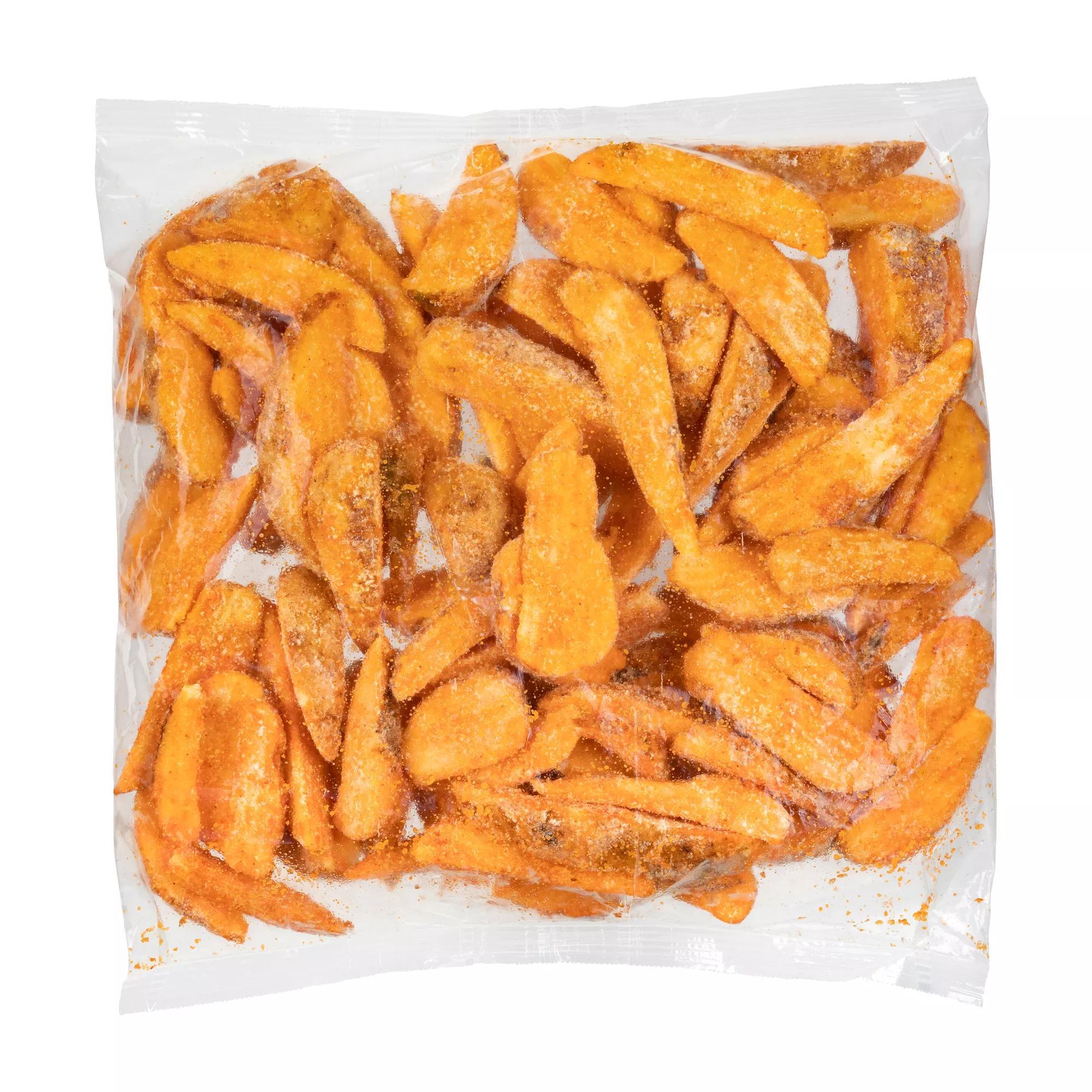 Skin on Savory Battered Wedges
