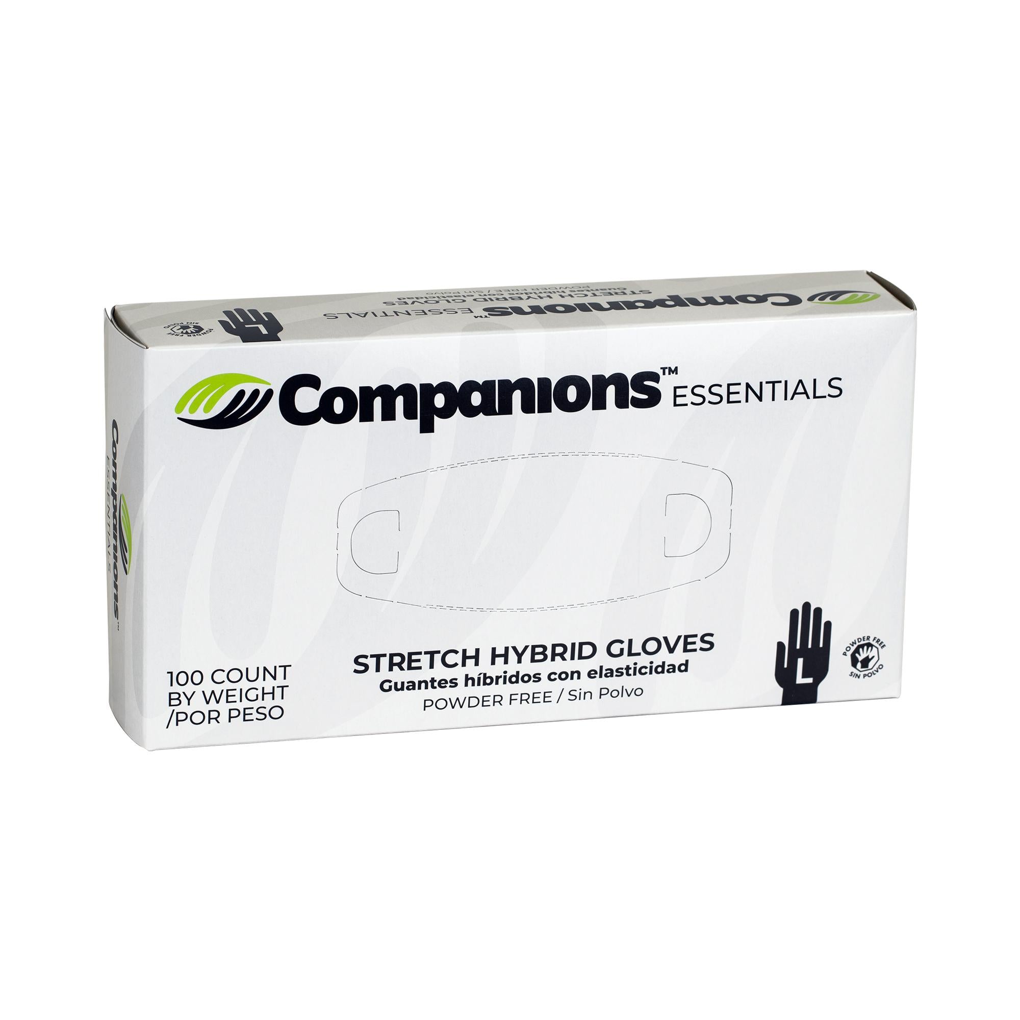 * Gloves Clear Stretch Large