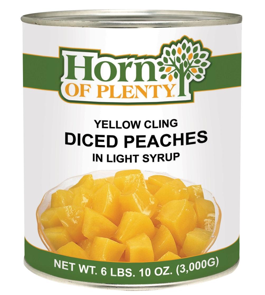 Diced Peaches in Light Syrup