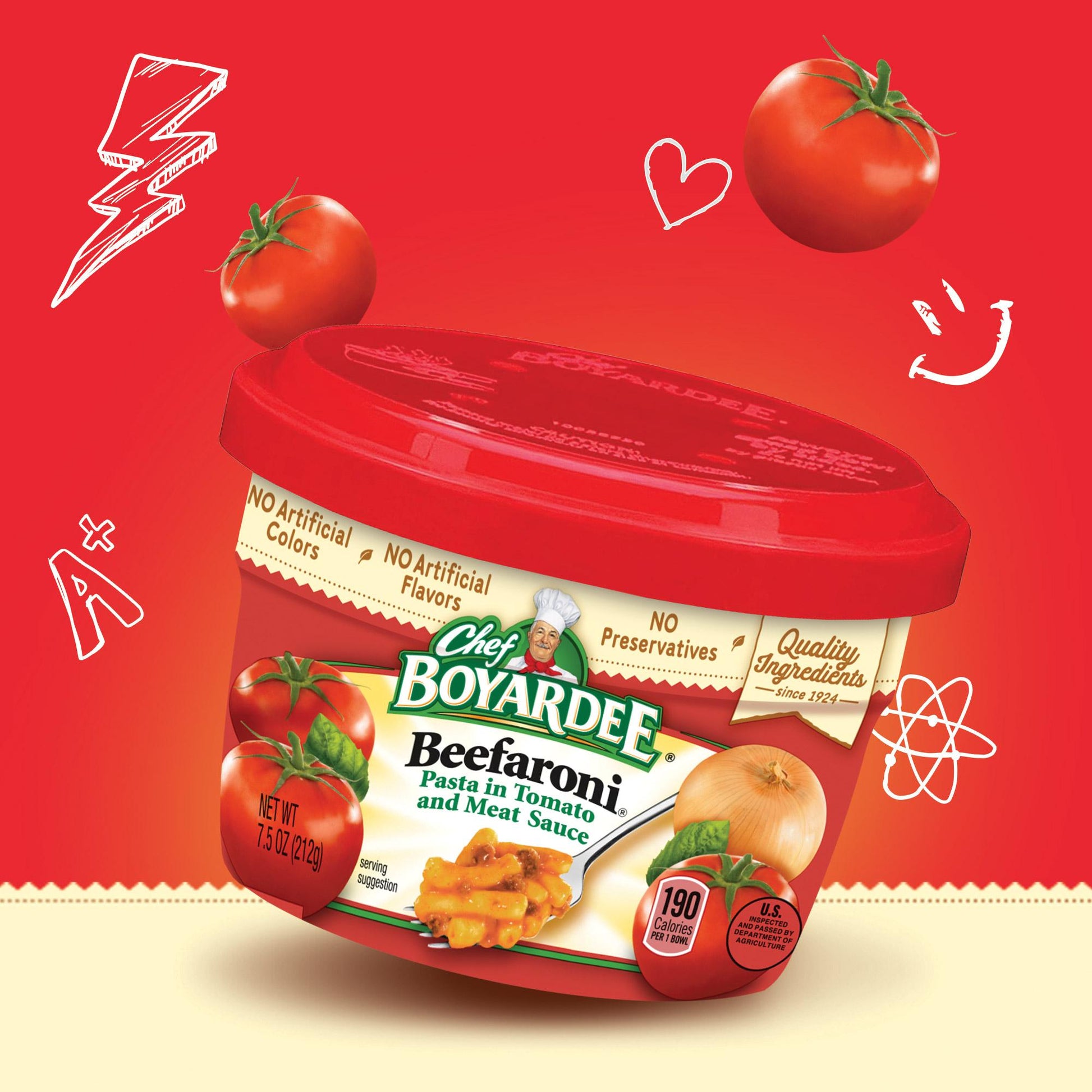 Individual Beefaroni Microwavable