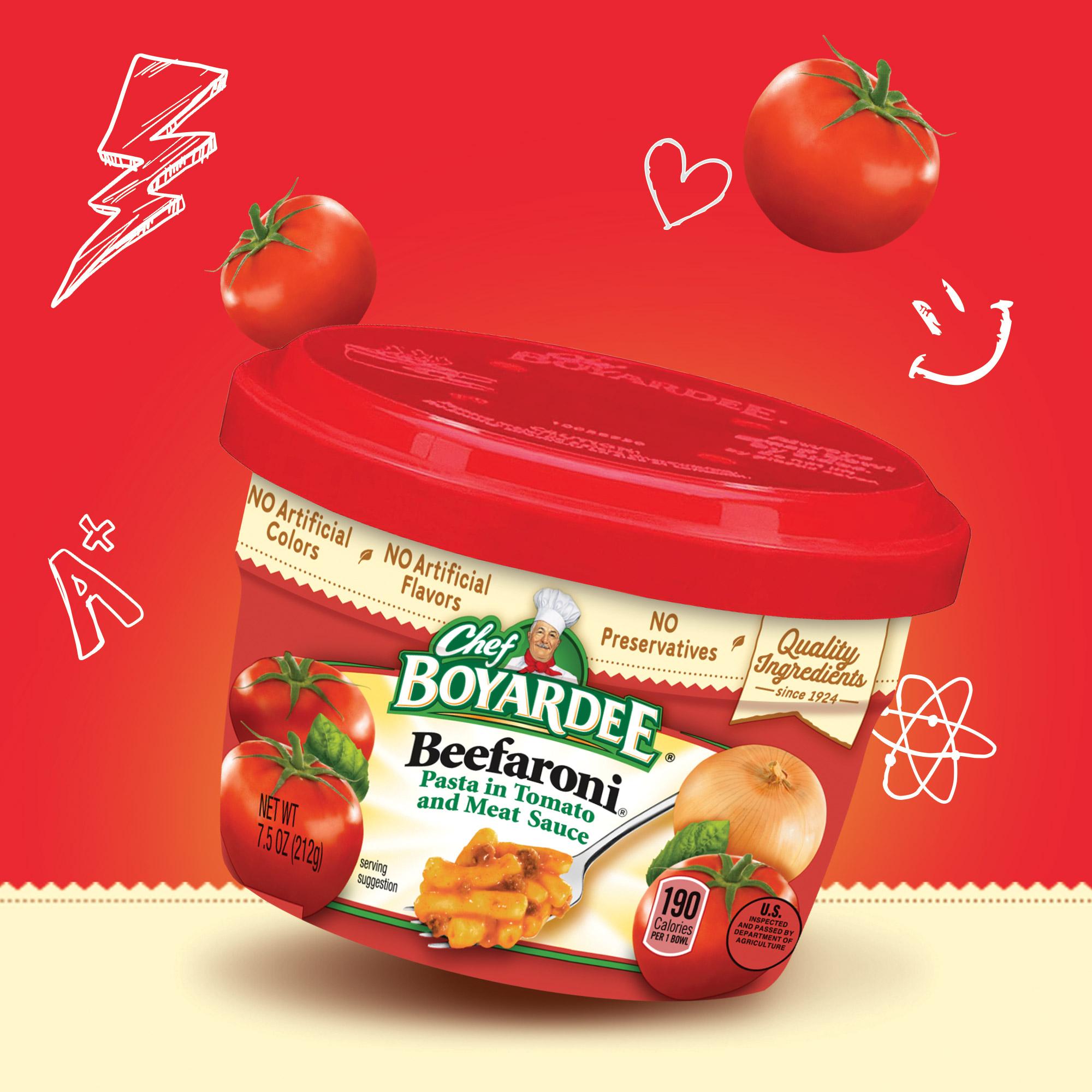Individual Beefaroni Microwavable