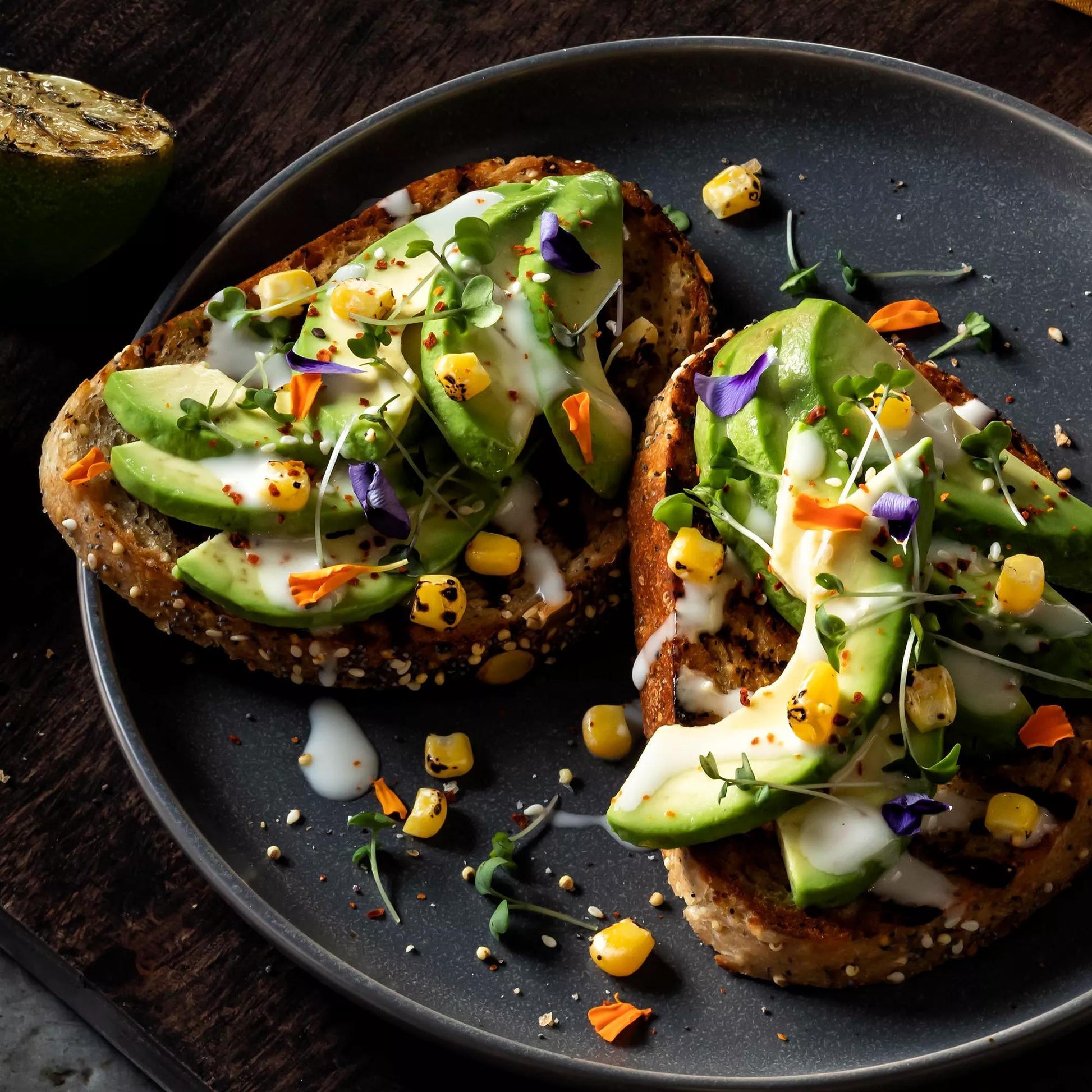 * Flame Roasted Cut Corn