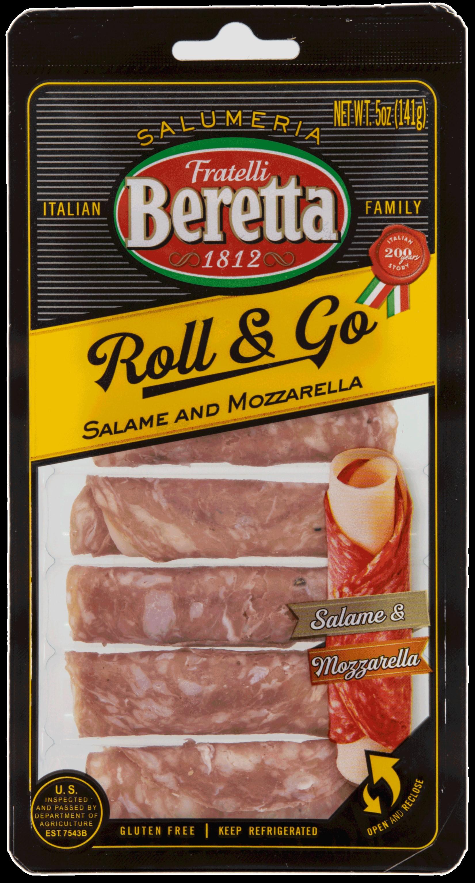 Sweet Soppressata & Mozzarella Roll & Go