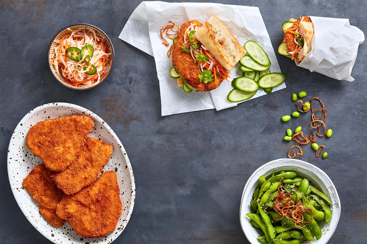 Cooked Breaded Supreme Chicken Breast