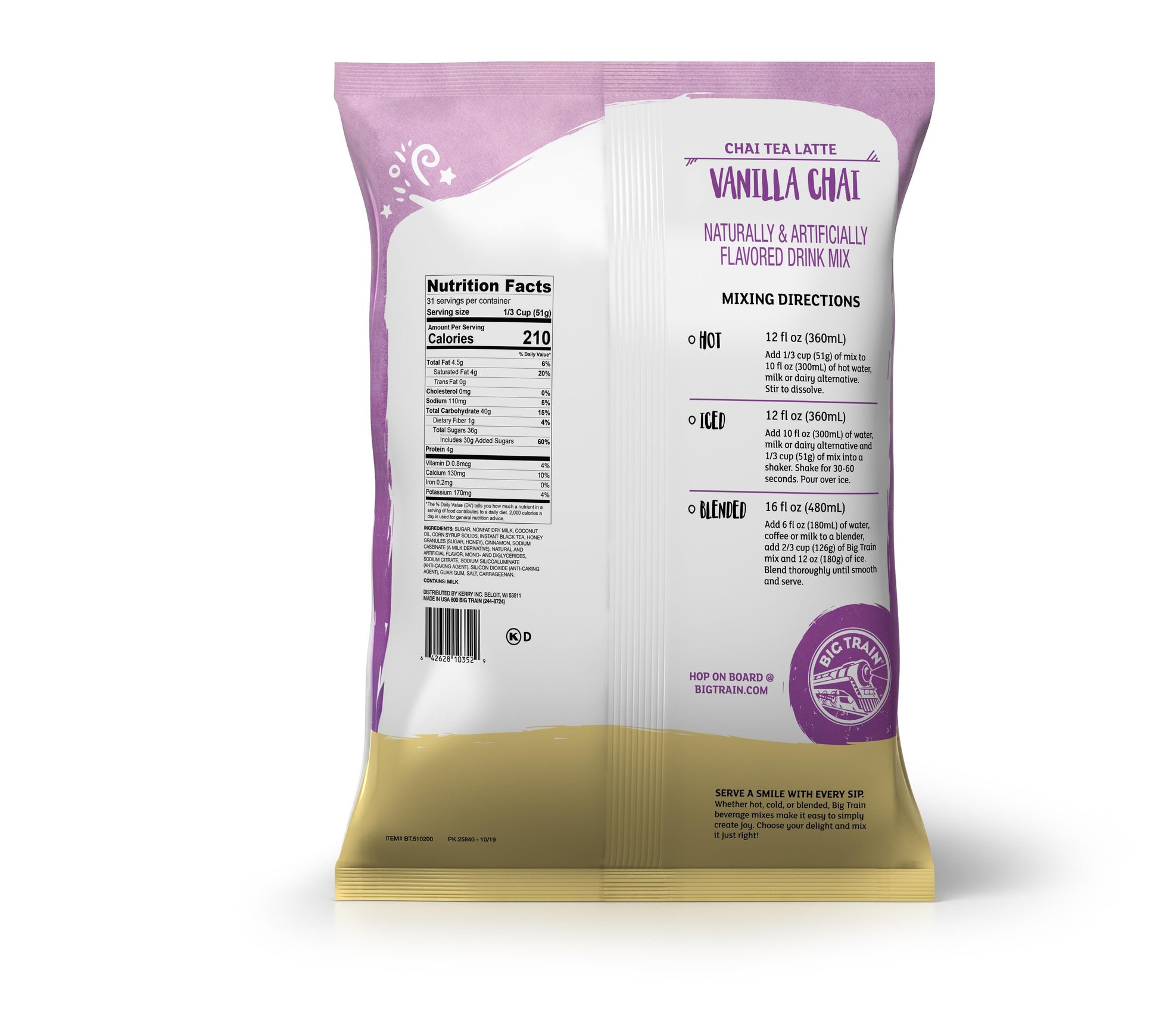 Vanilla Chai Tea Latte Mix