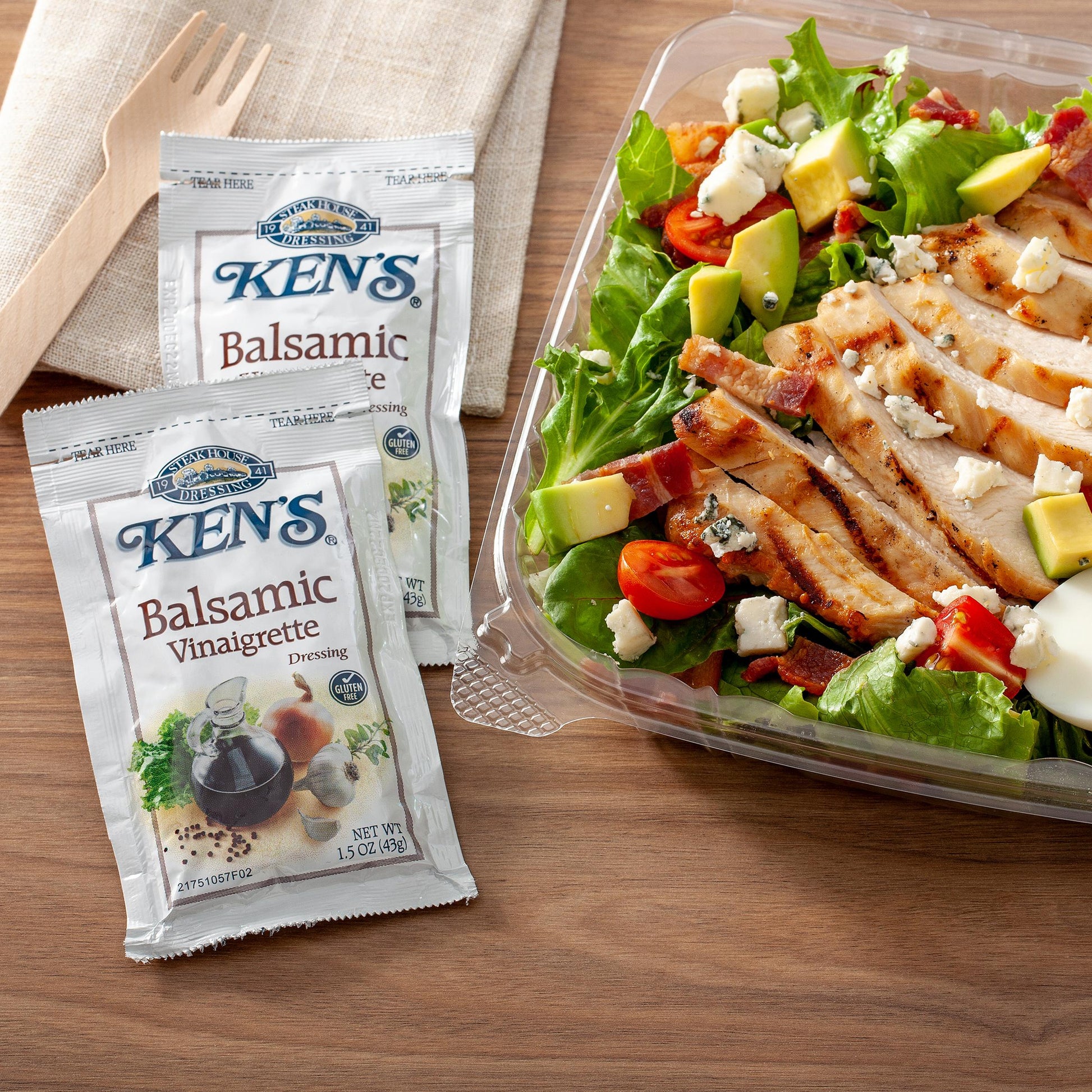 * Balsamic Vinaigrette Packets