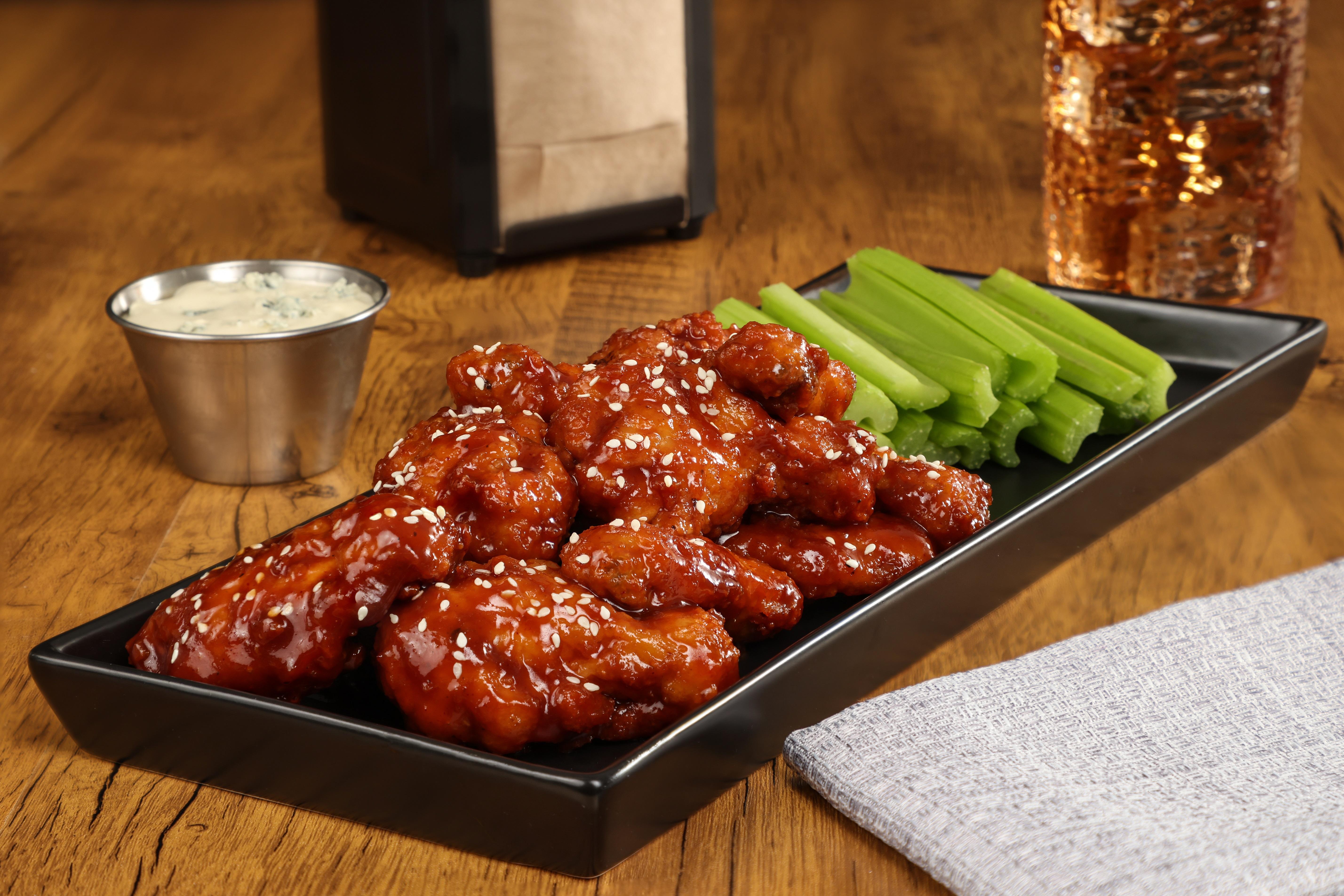 * Breaded Chicken Wing Ding Cooked
