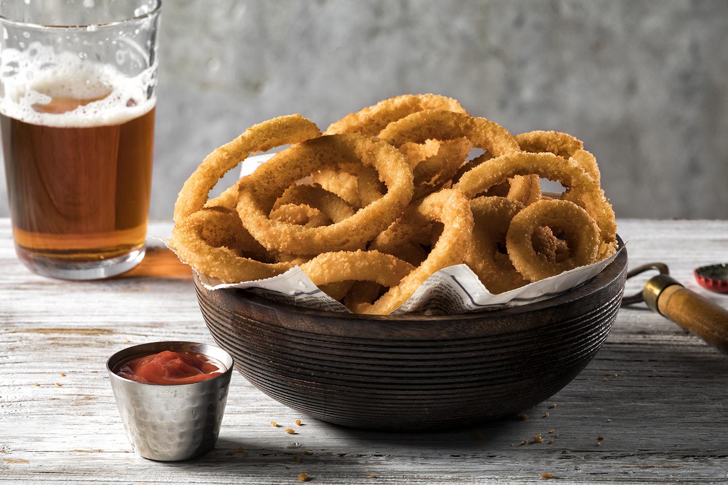 3/8 Inch Breaded Onion Rings