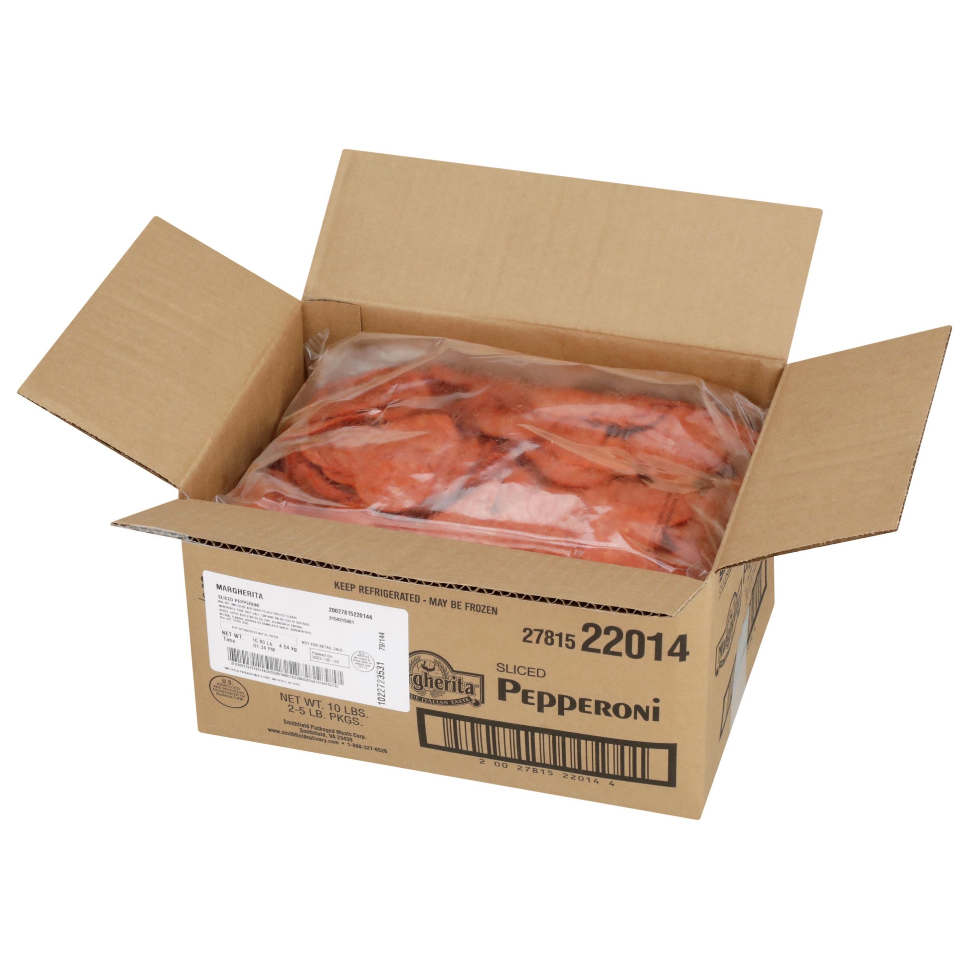 * Margherita Sliced Pepperoni 14-16ct