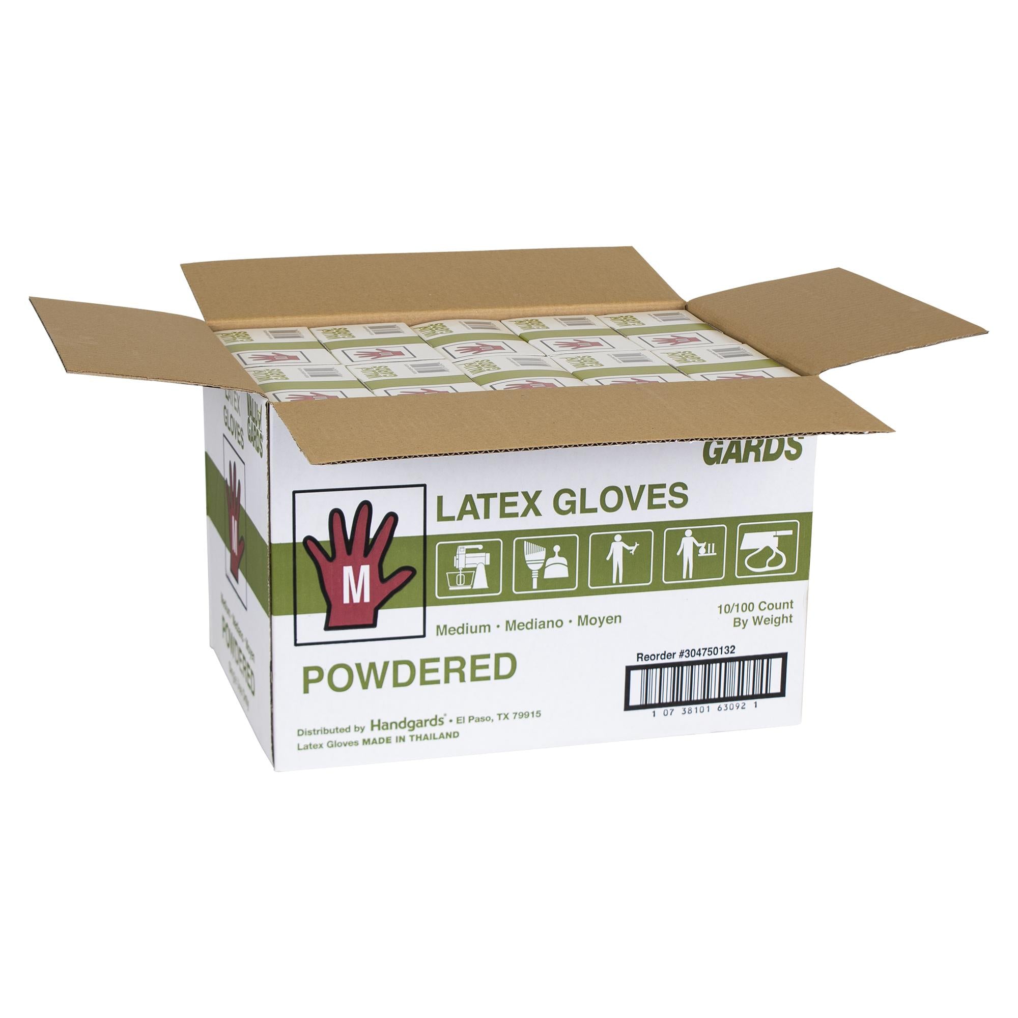 Gloves Latex Powdered Medium