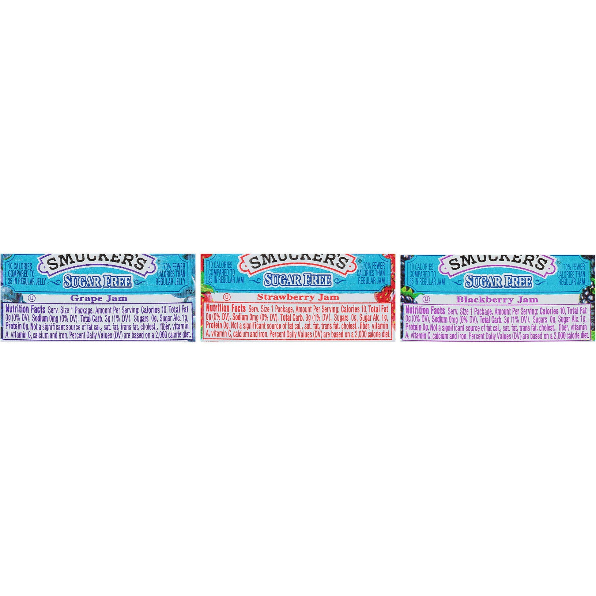 Sugar Free Assorted Jam Cups