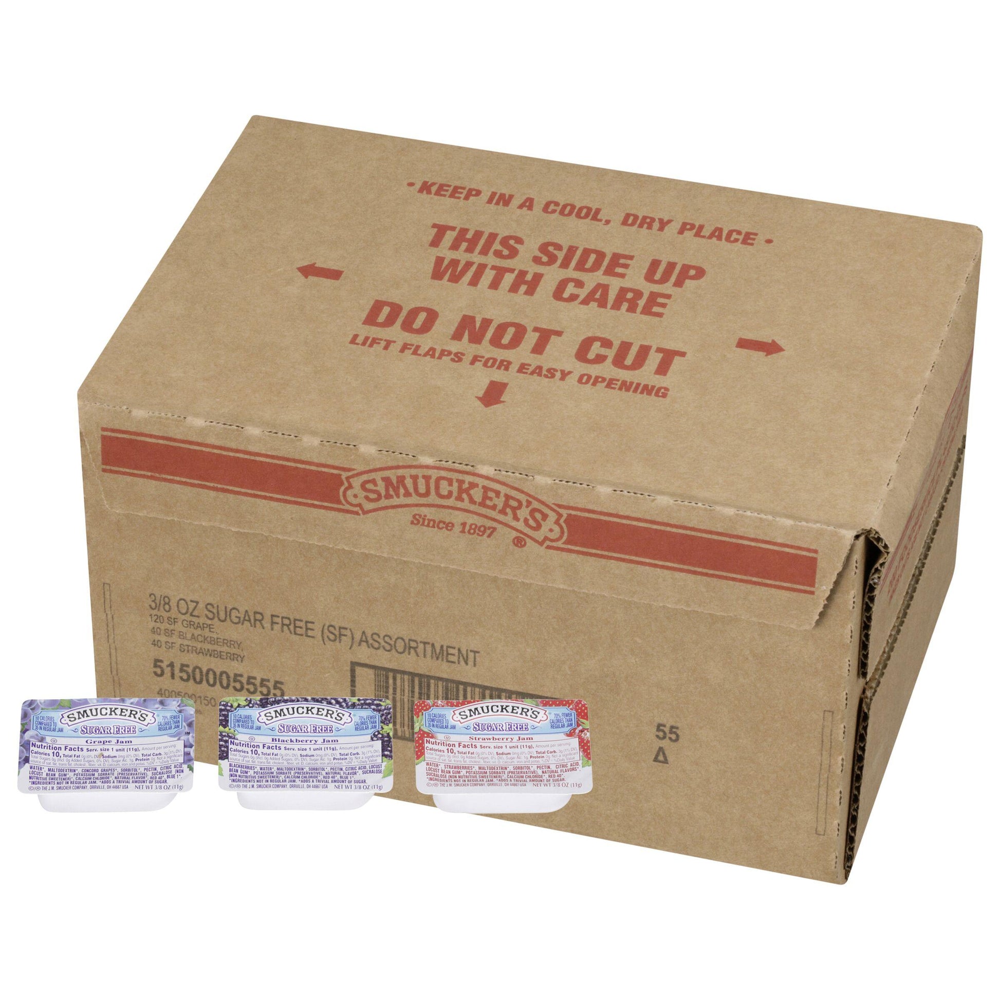 Sugar Free Assorted Jam Cups