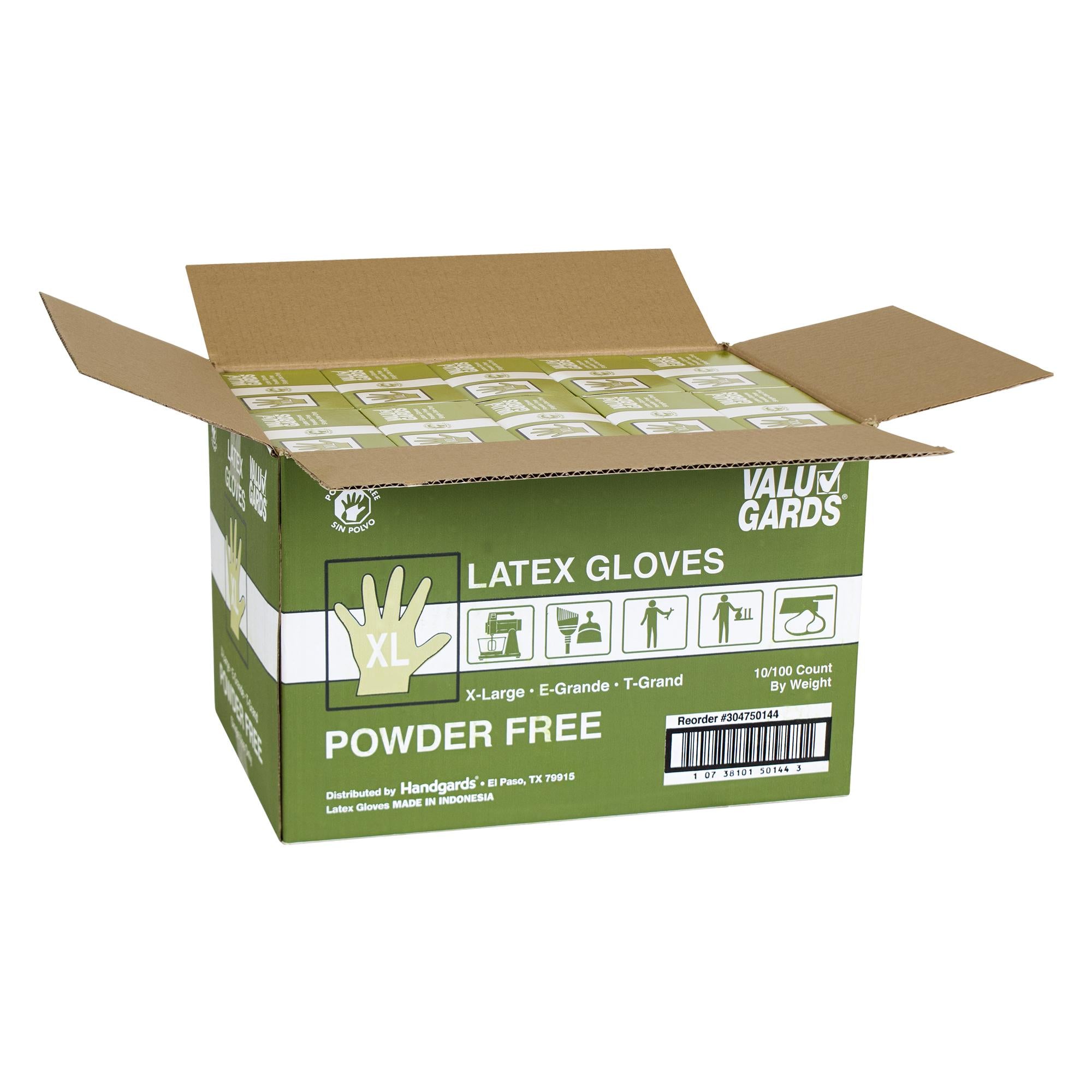 Gloves Latex Extra Large Powder Free