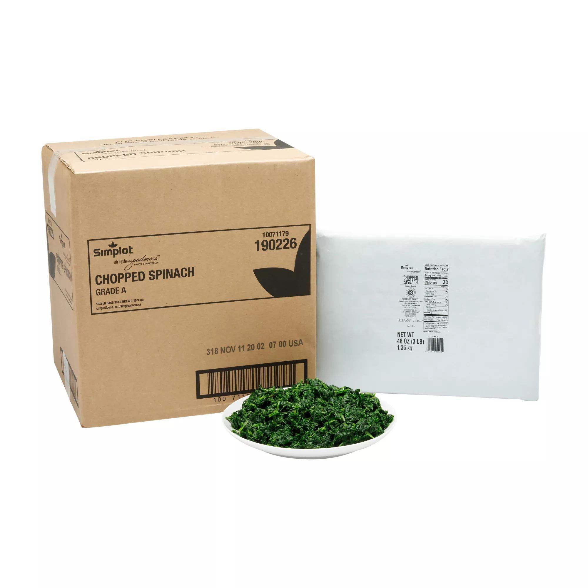 Chopped Spinach