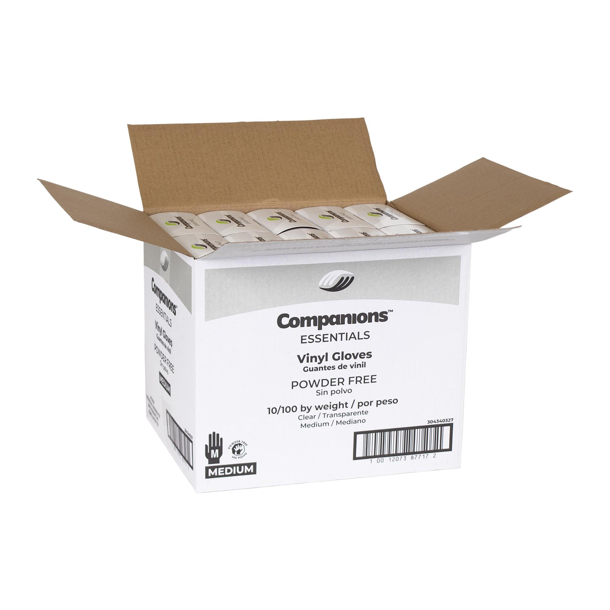 * Gloves Vinyl Powder Free Medium