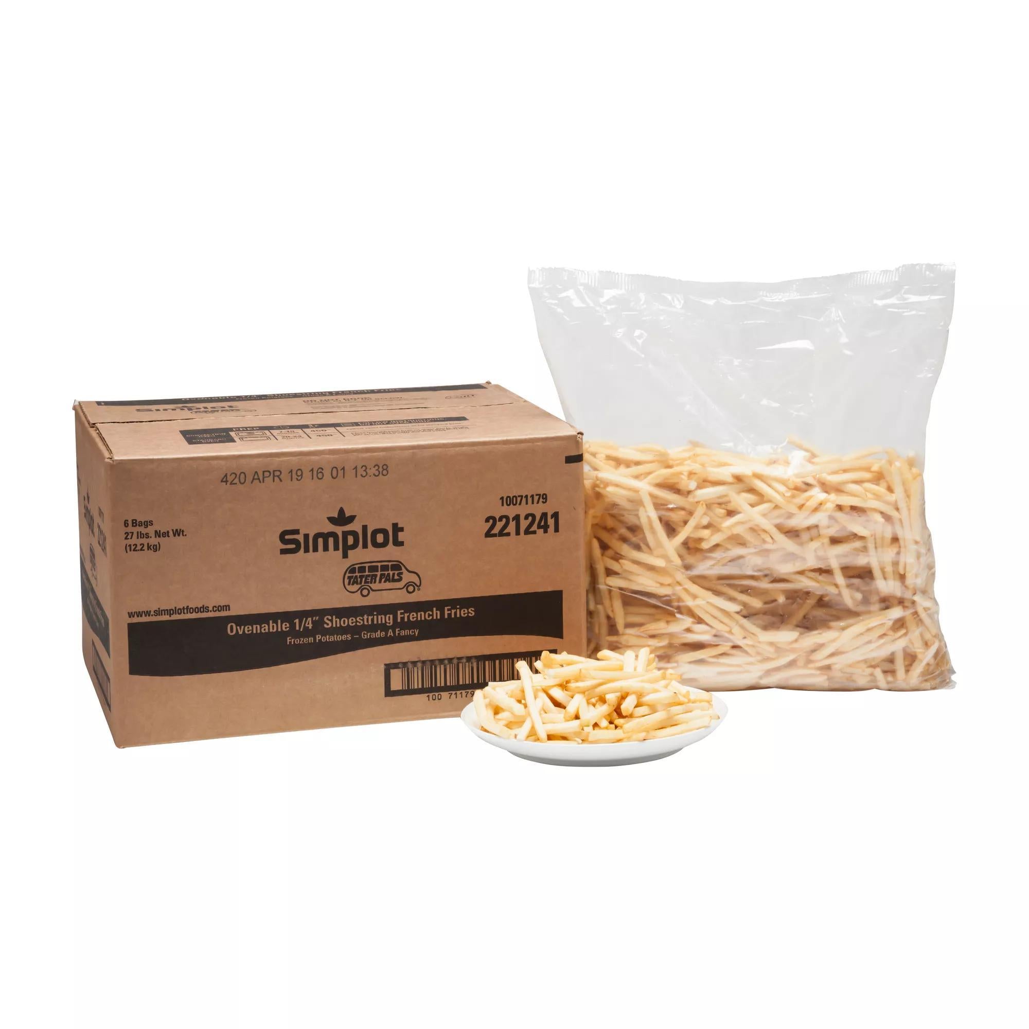 1/4 Inch Shoe String Fries