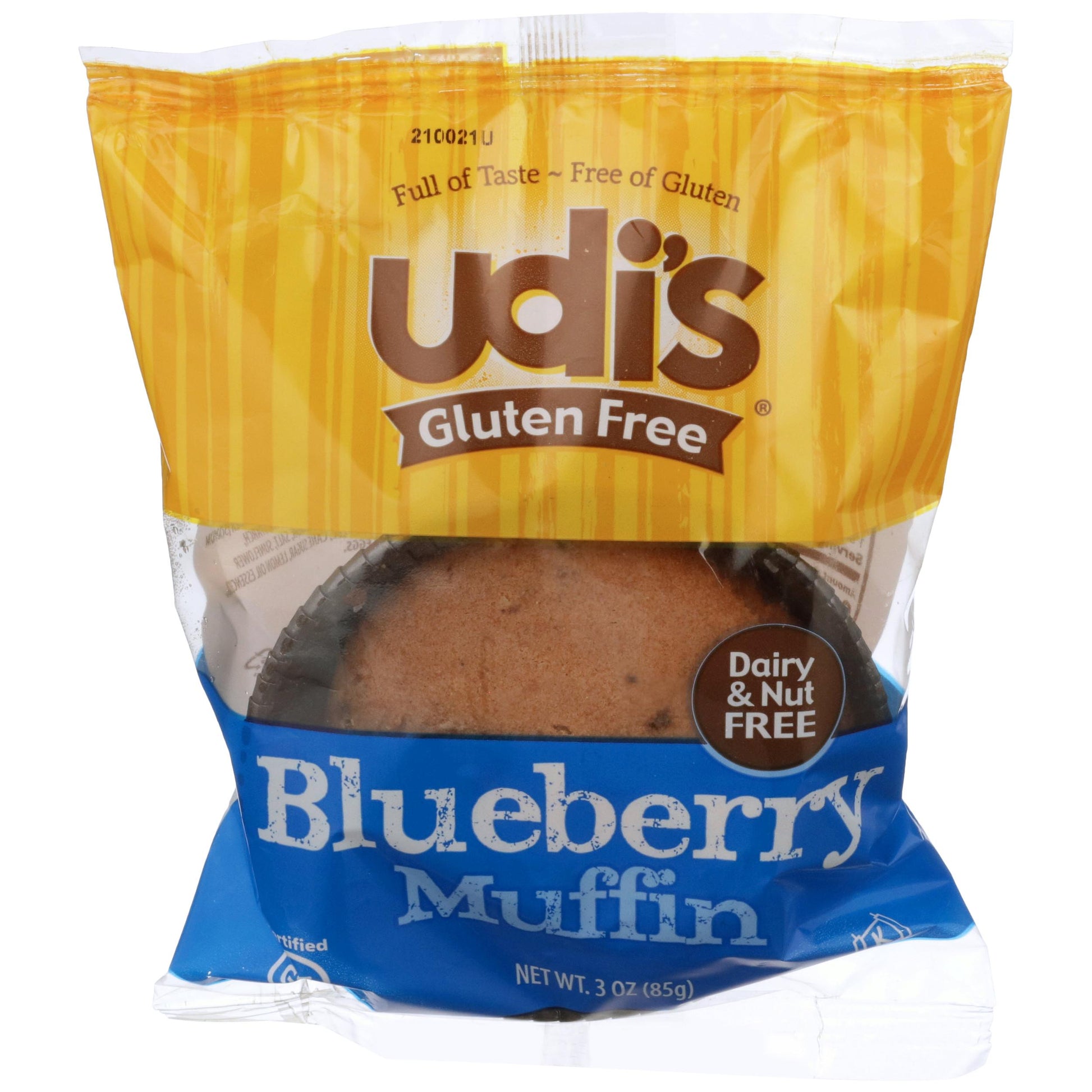 Individually Wrapper Gluten Free Blueberry Muffin