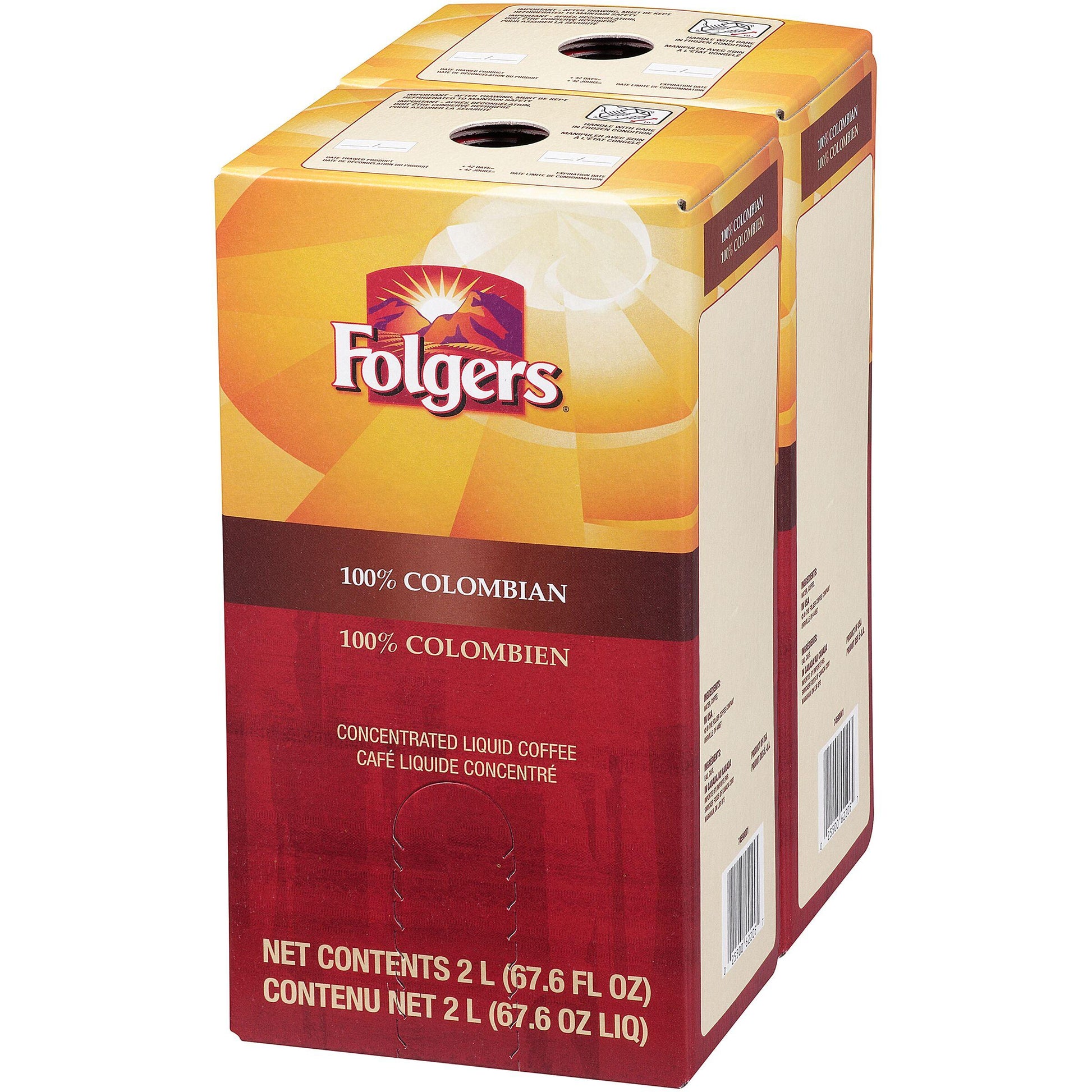 * Frozen 2L Colombian Coffee