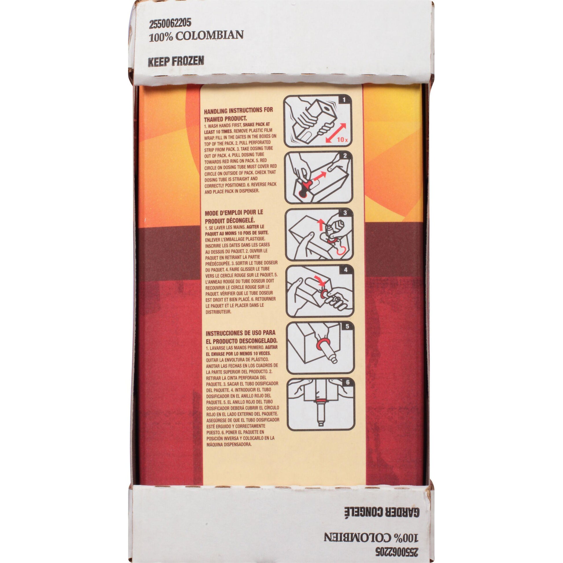 * Frozen 2L Colombian Coffee