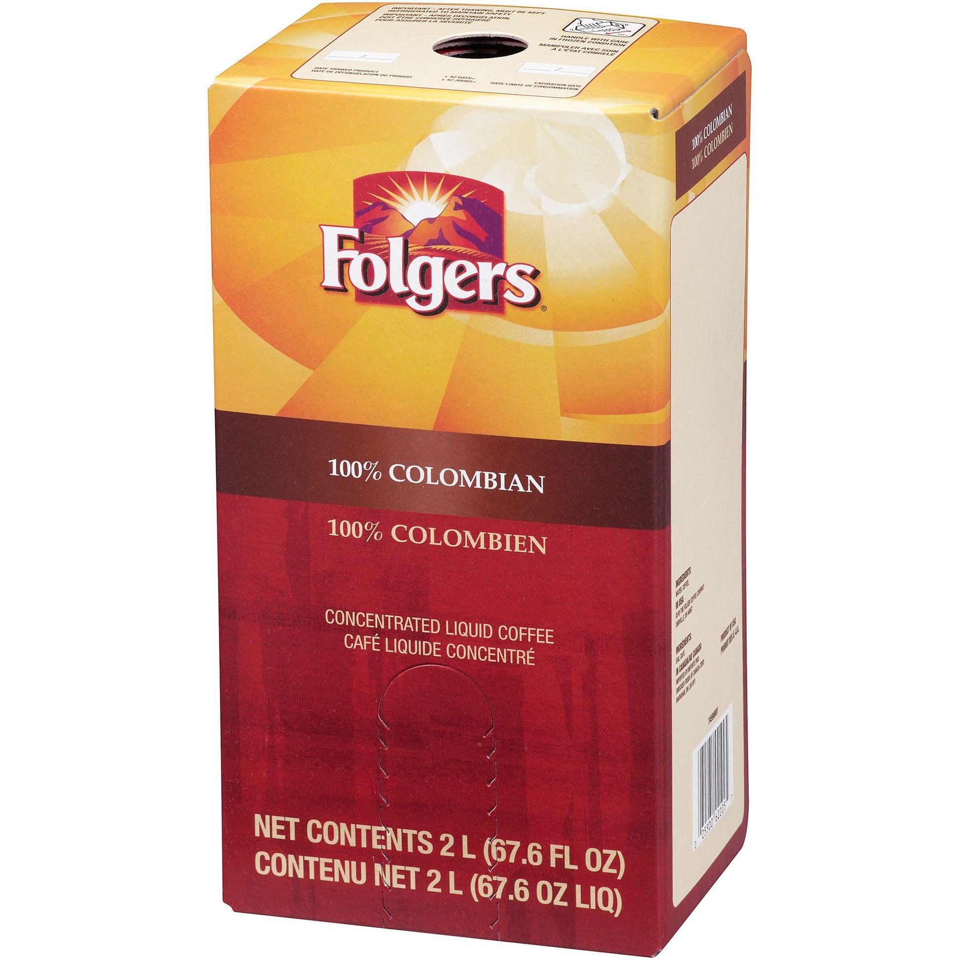 * Frozen 2L Colombian Coffee