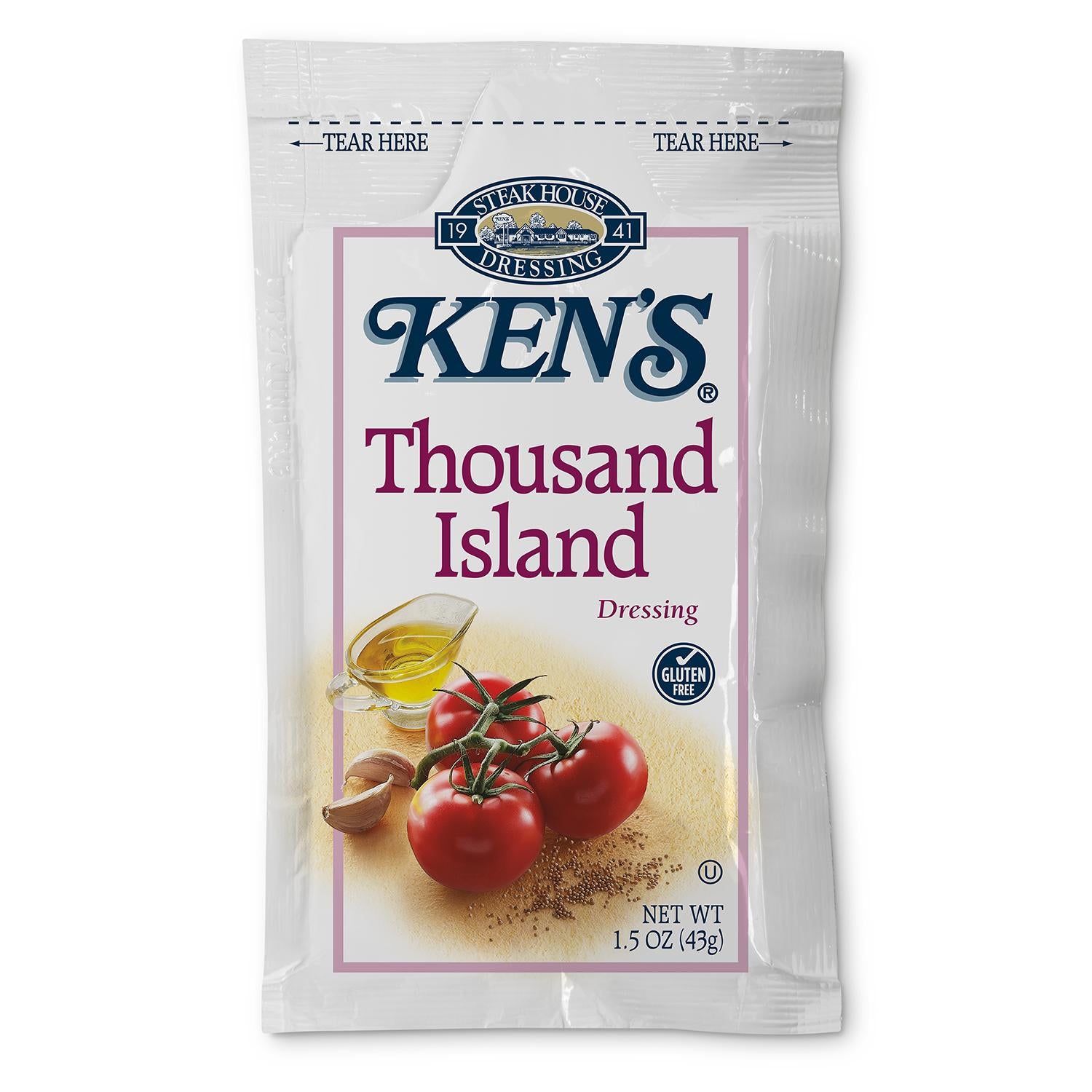 * Thousand Island Dressing Packets