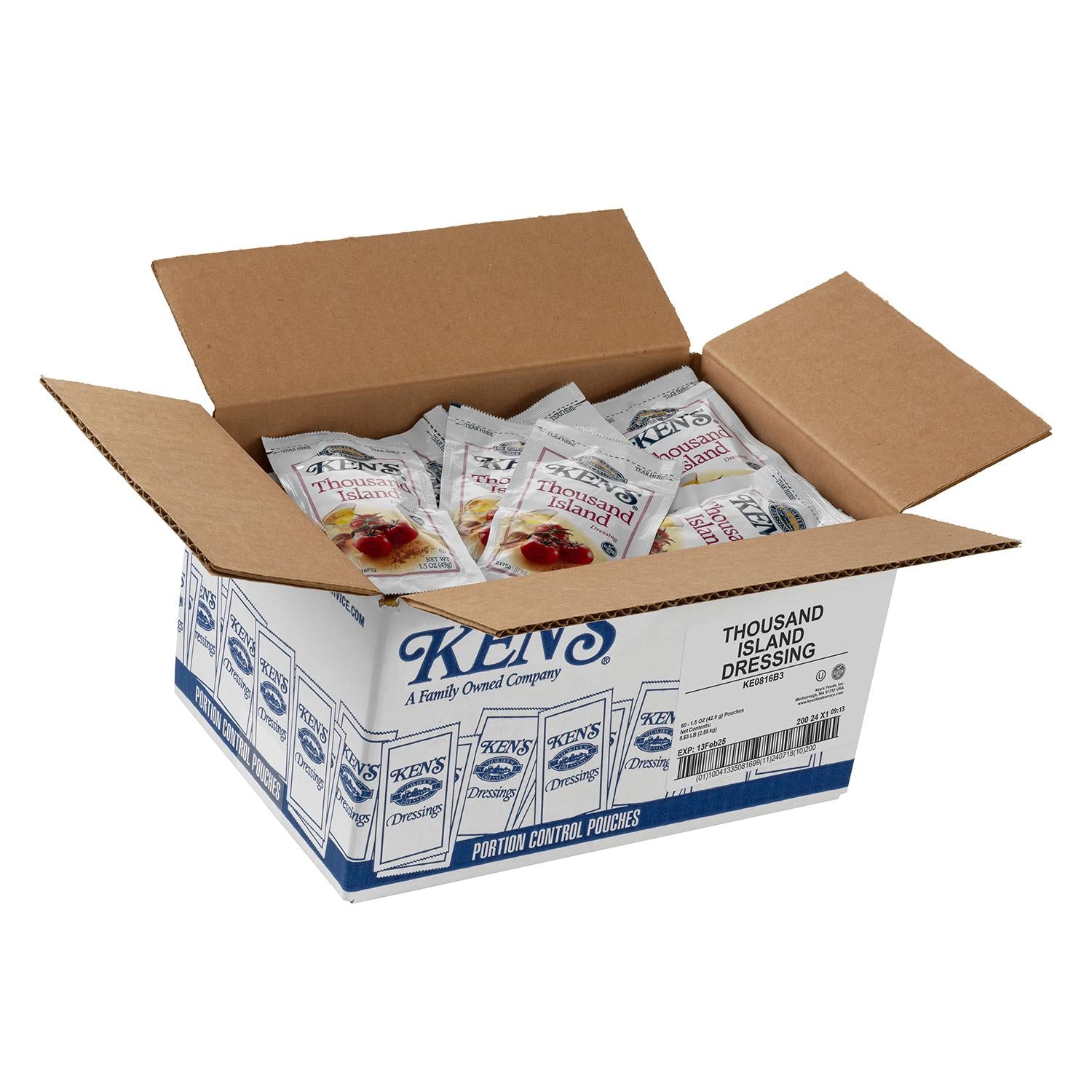 * Thousand Island Dressing Packets