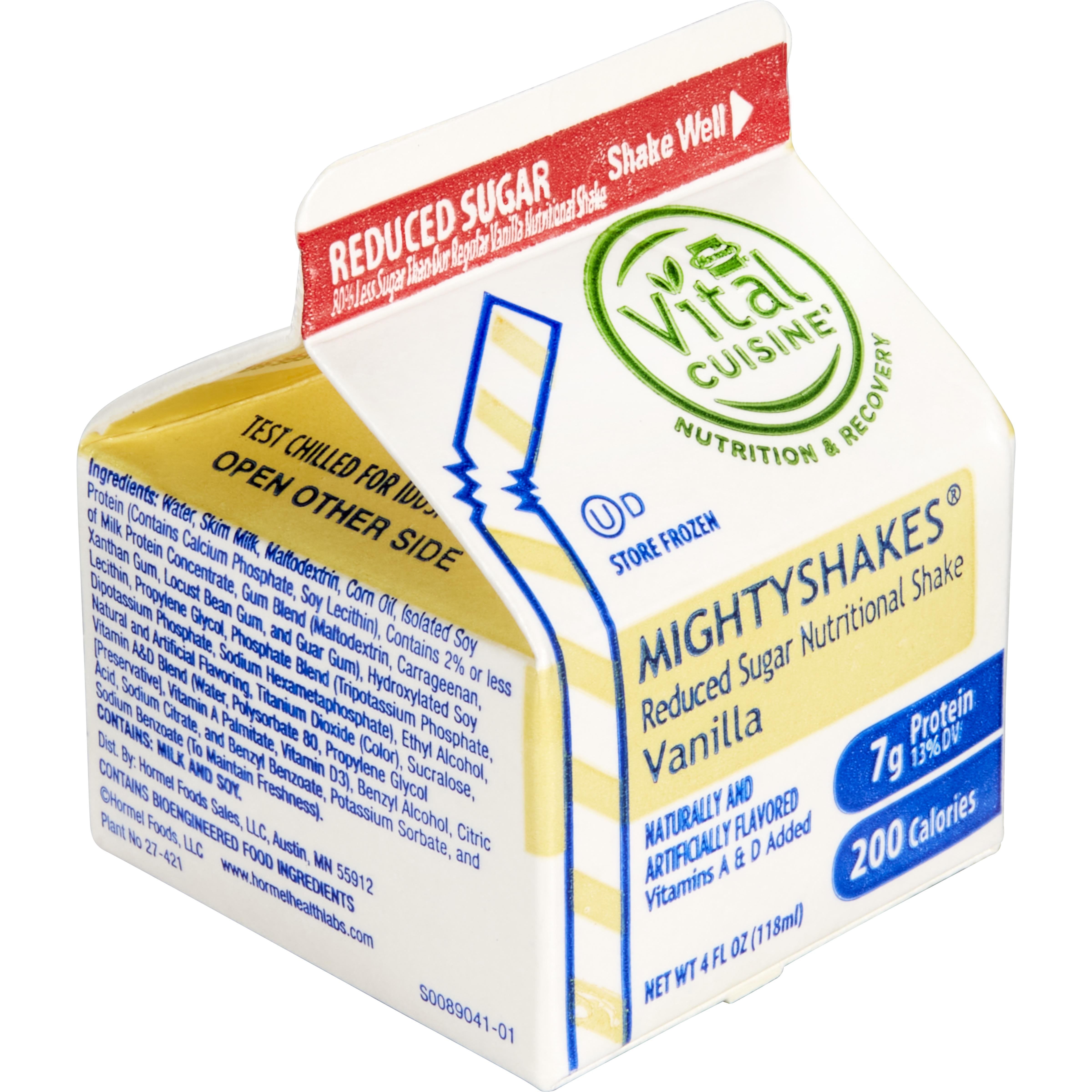 Mighty Shake Vanilla No Sugar Added