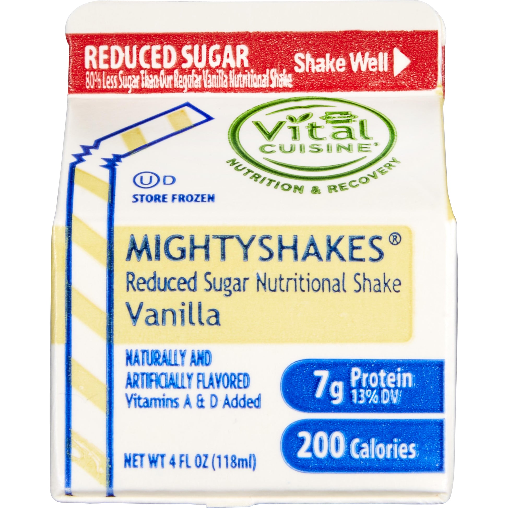 Mighty Shake Vanilla No Sugar Added