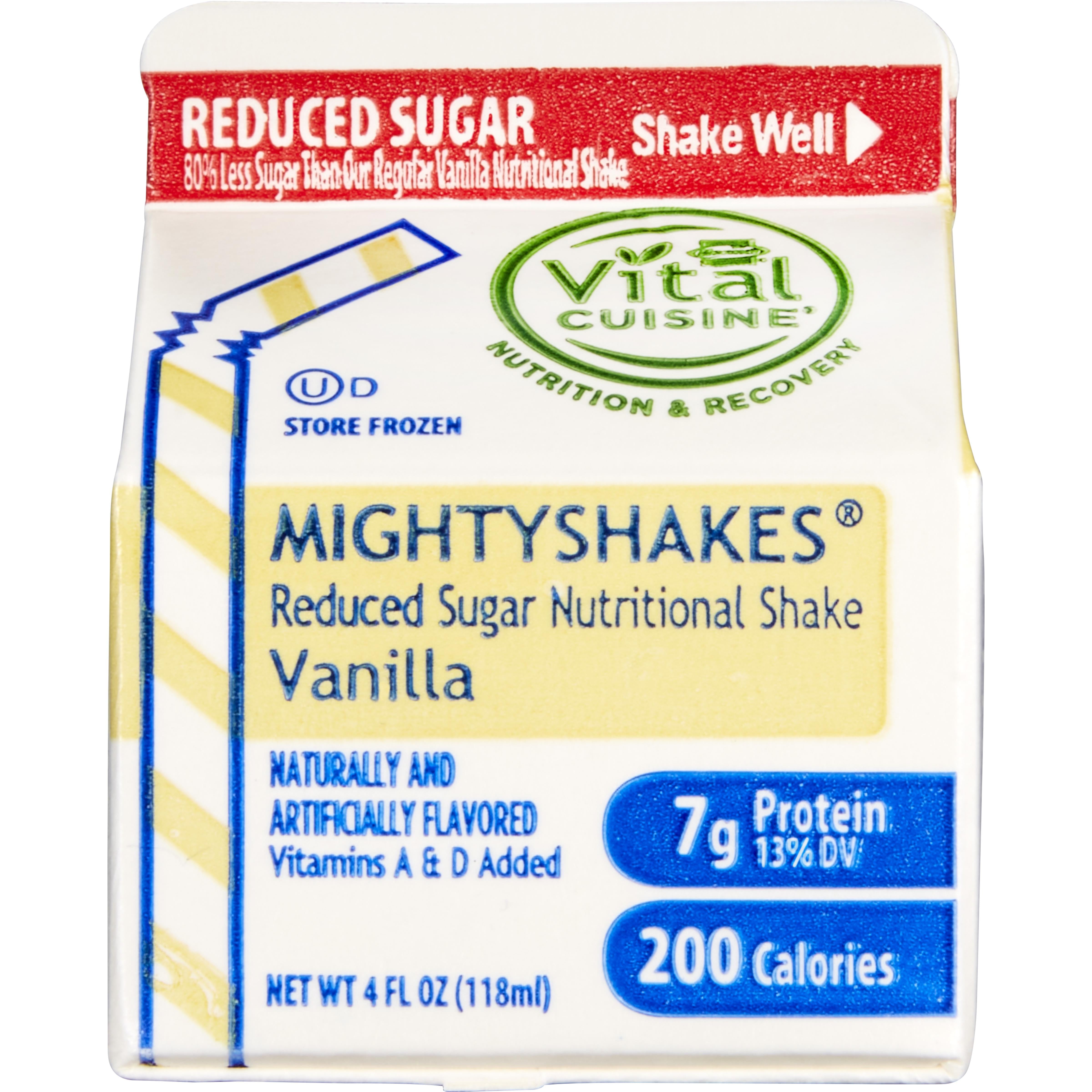 Mighty Shake Vanilla No Sugar Added