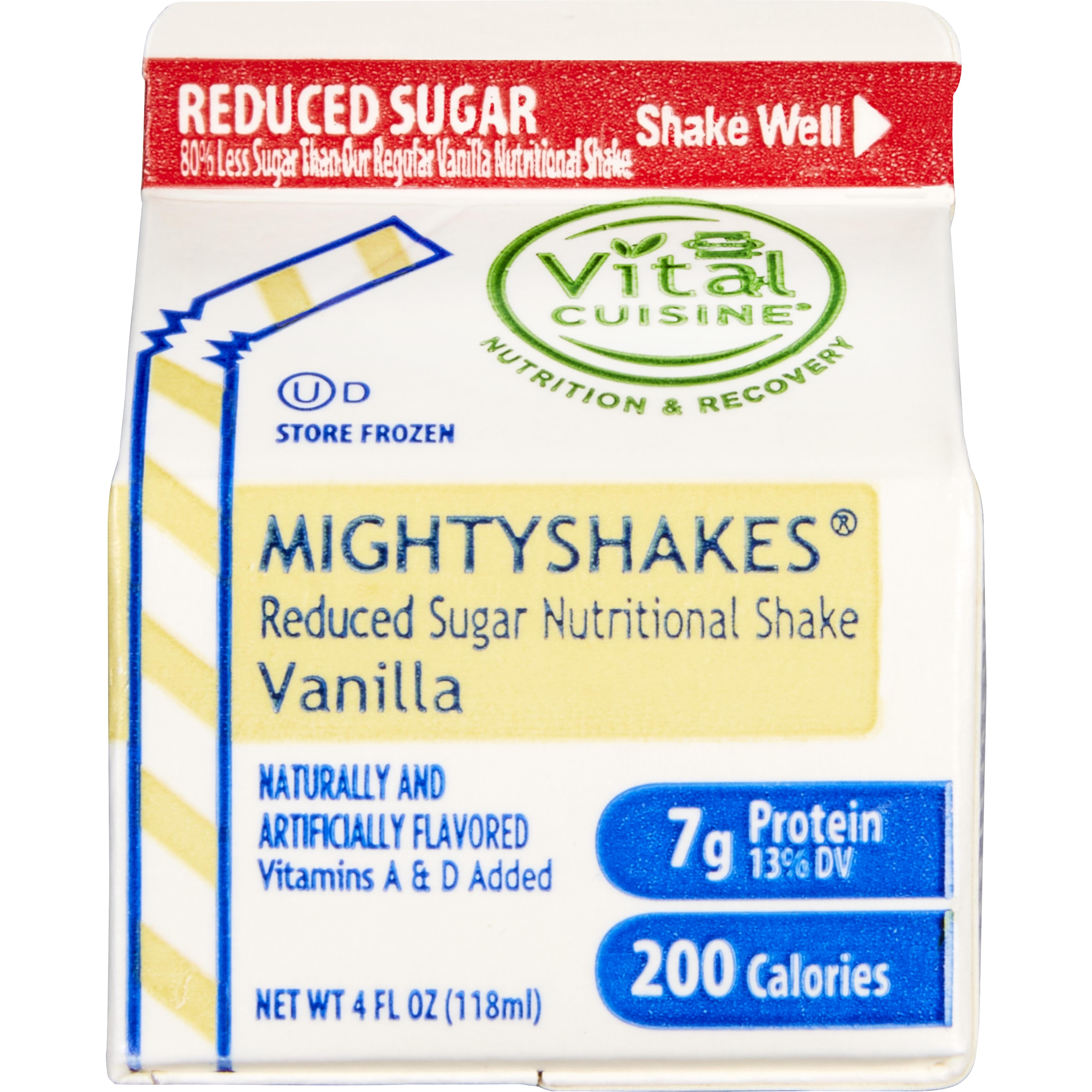 Mighty Shake Vanilla No Sugar Added