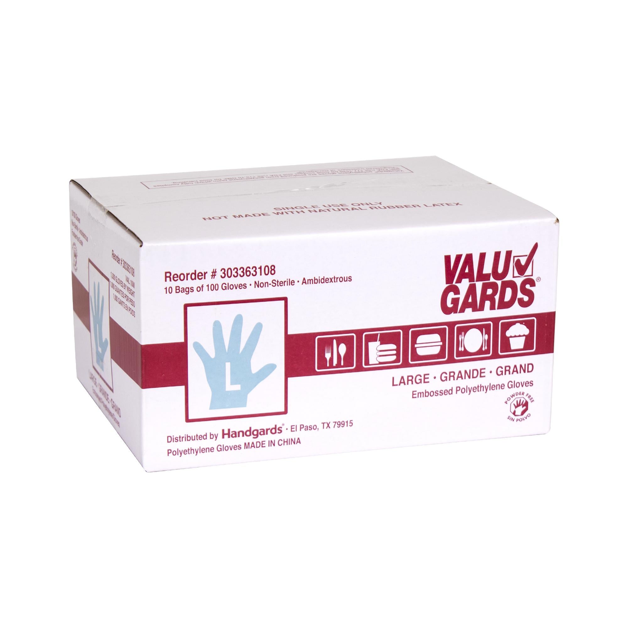 Gloves Poly Embossed