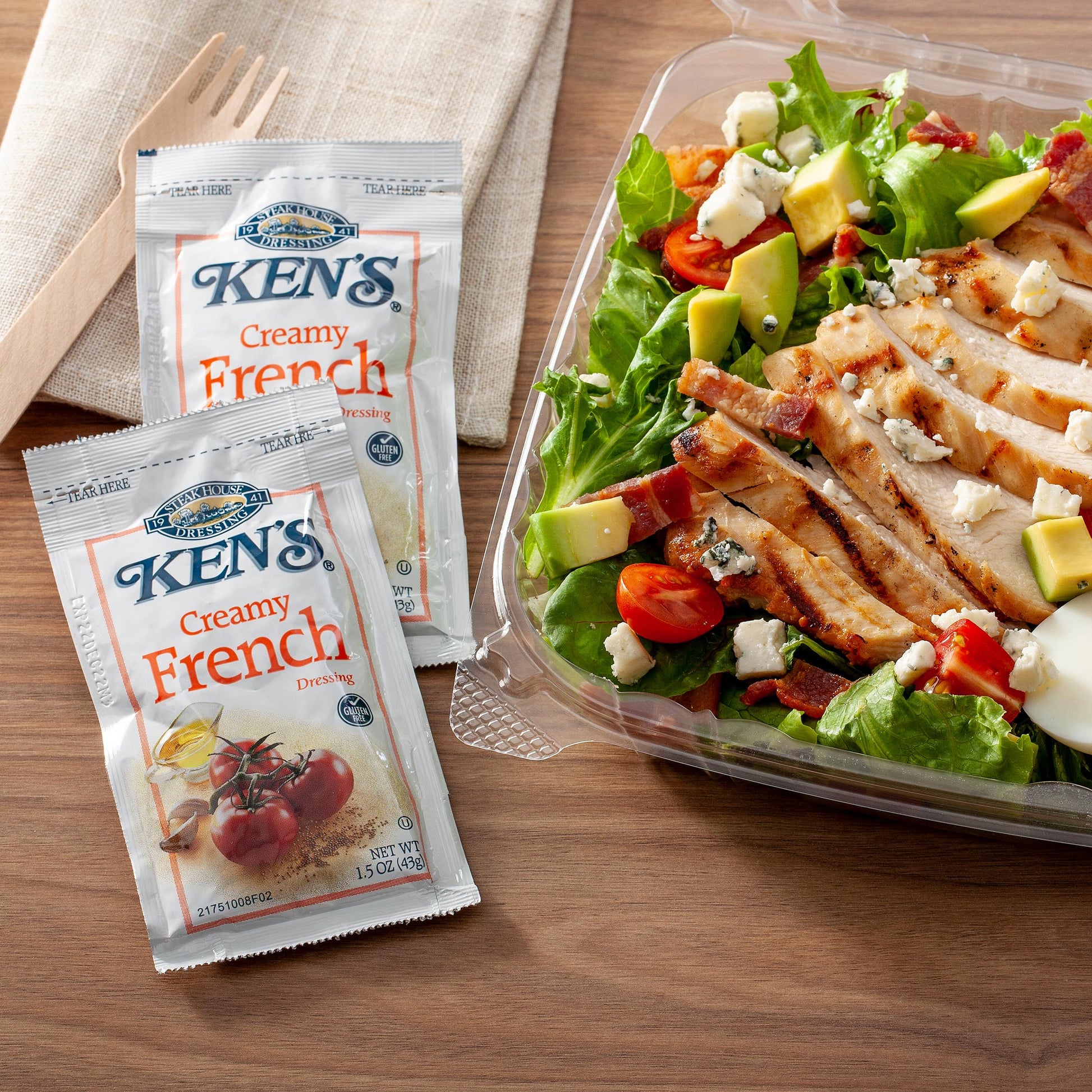 * Creamy French Dressing Packets