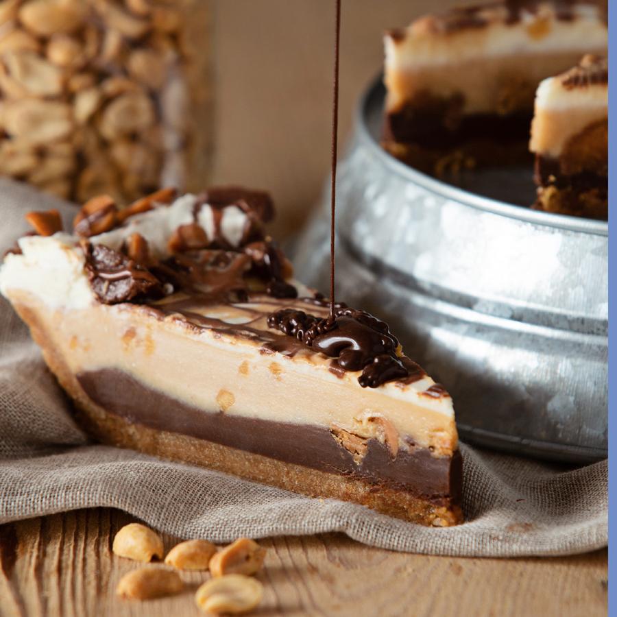 * Chocolate Peanut Butter Cup Pie 14 slice