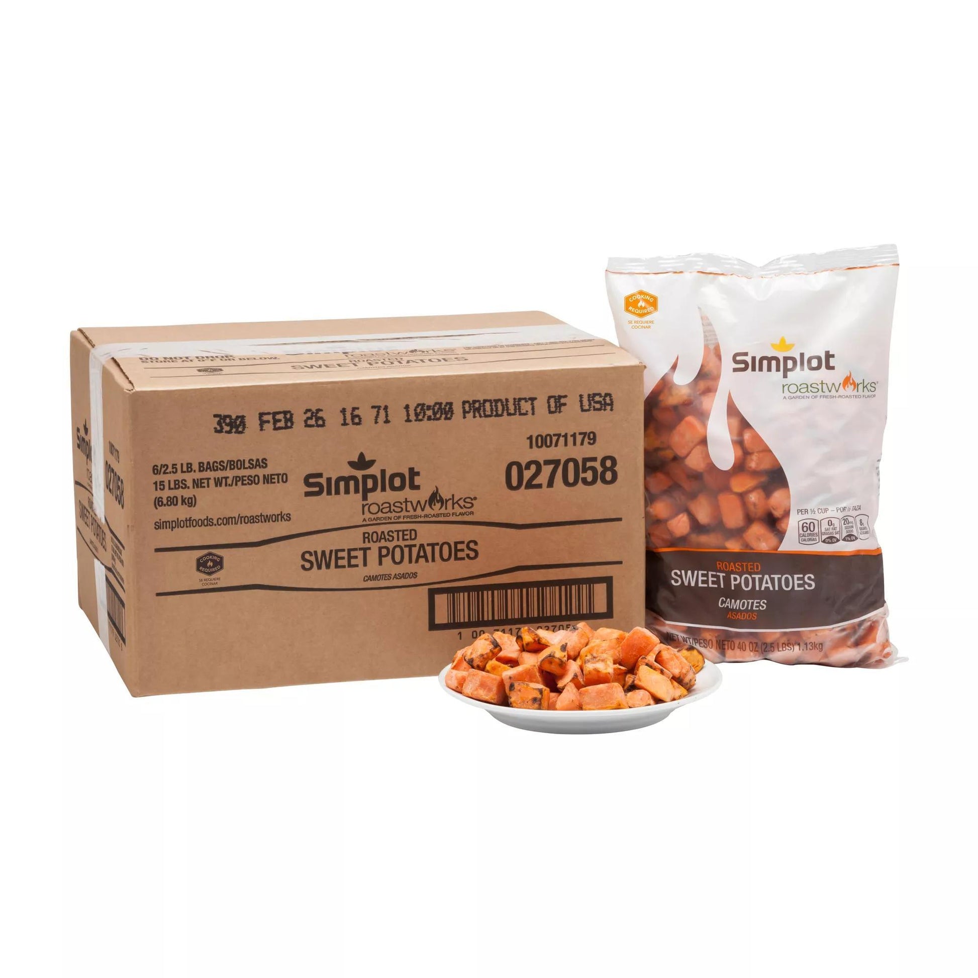 * Roasted Sweet Potatoes