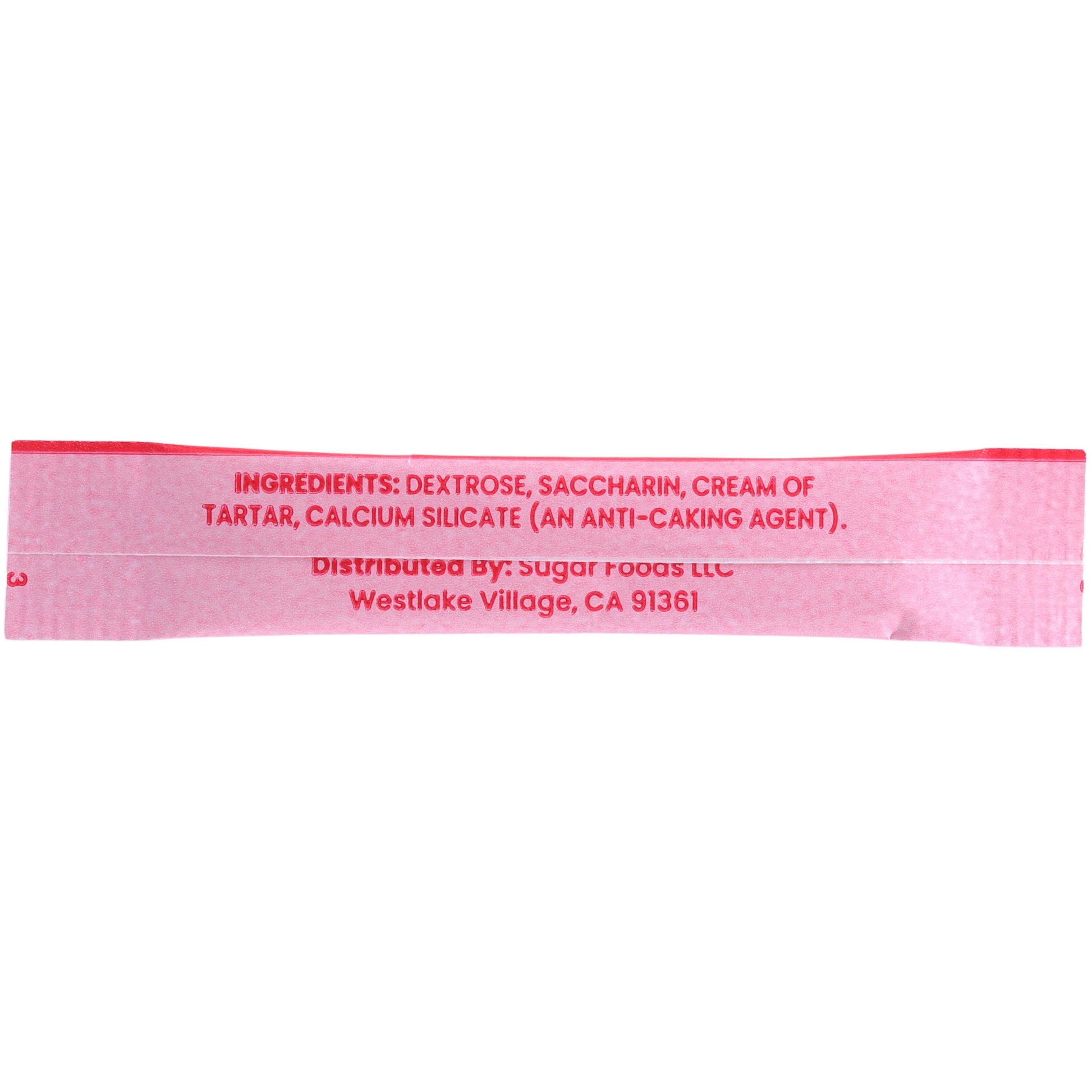 Sugar Substitute Pink Stick